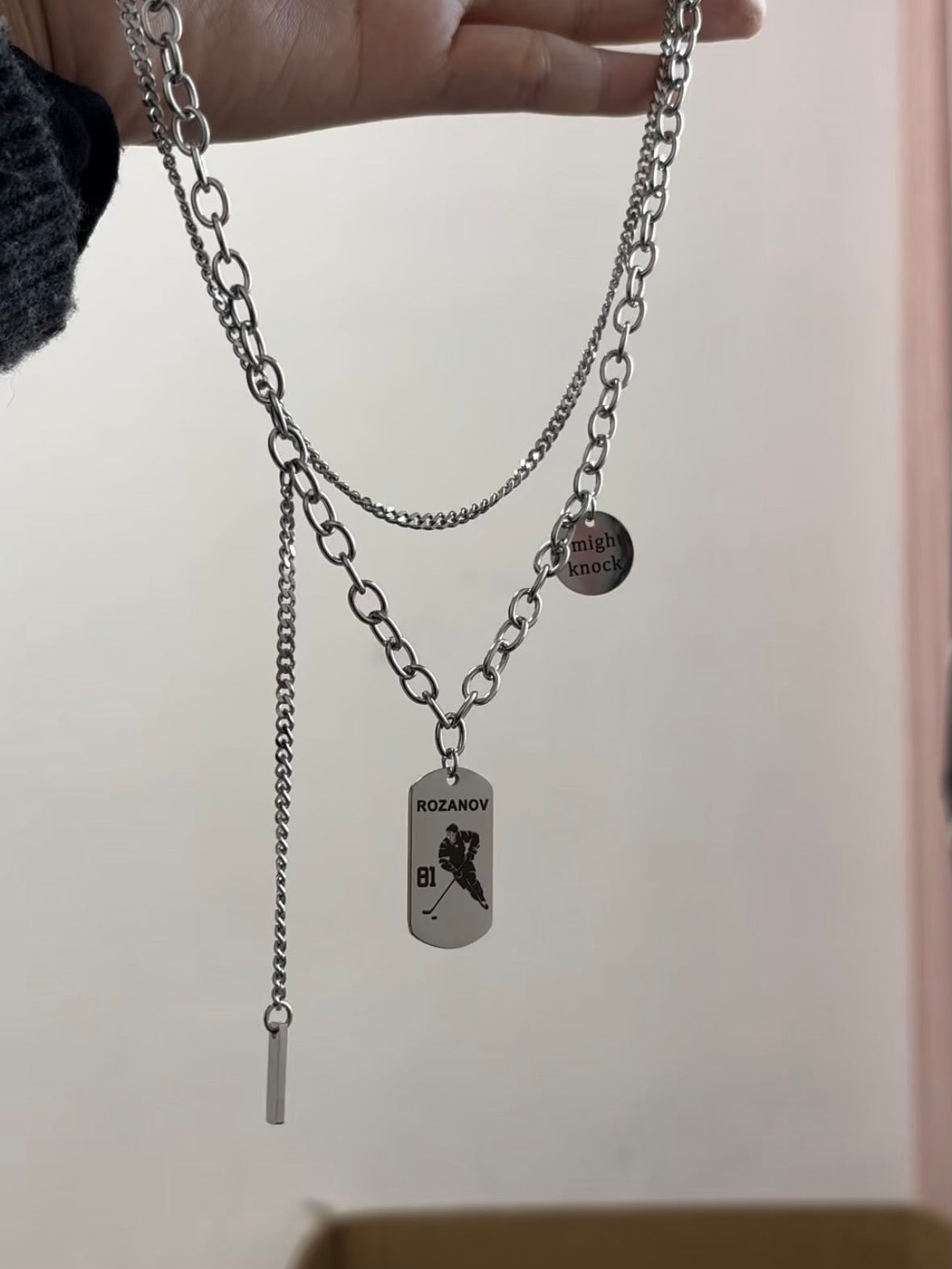 Heated Rivalry Ilya Shane Couple Necklaces