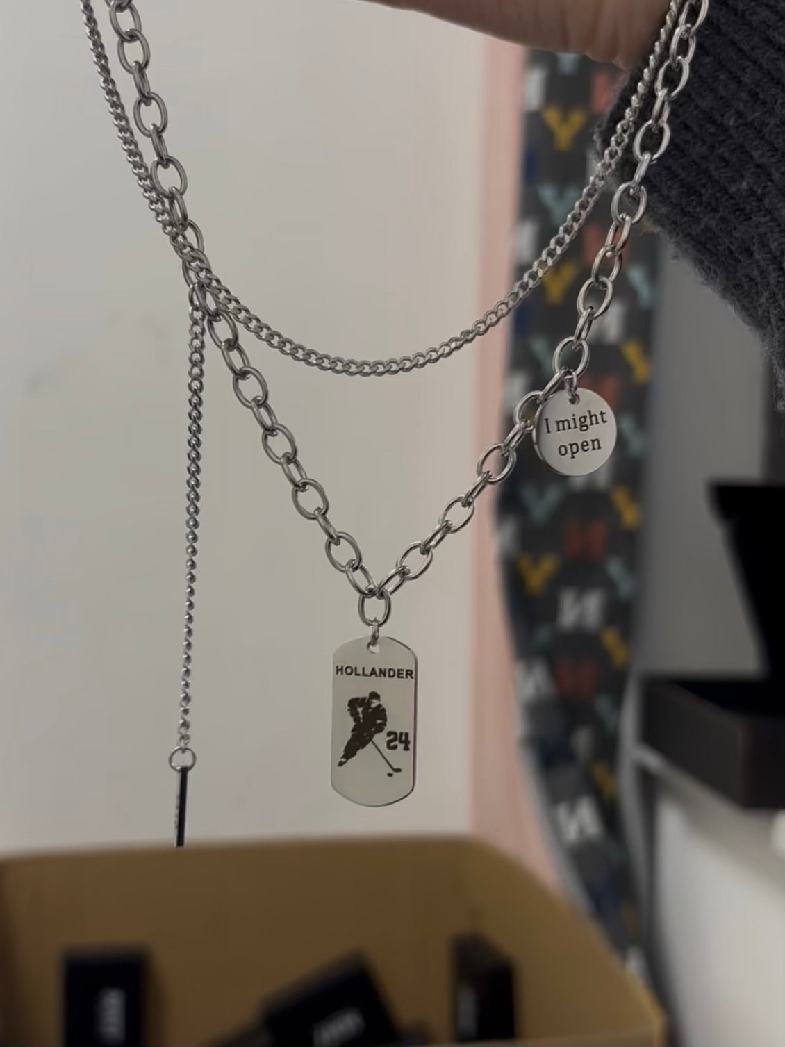 Heated Rivalry Ilya Shane Couple Necklaces