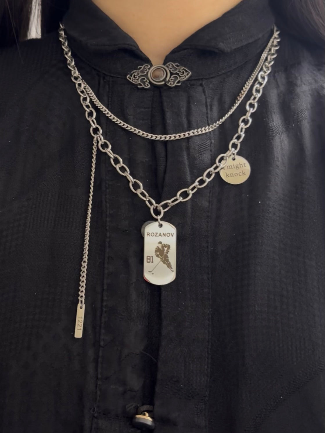 Heated Rivalry Ilya Shane Couple Necklaces