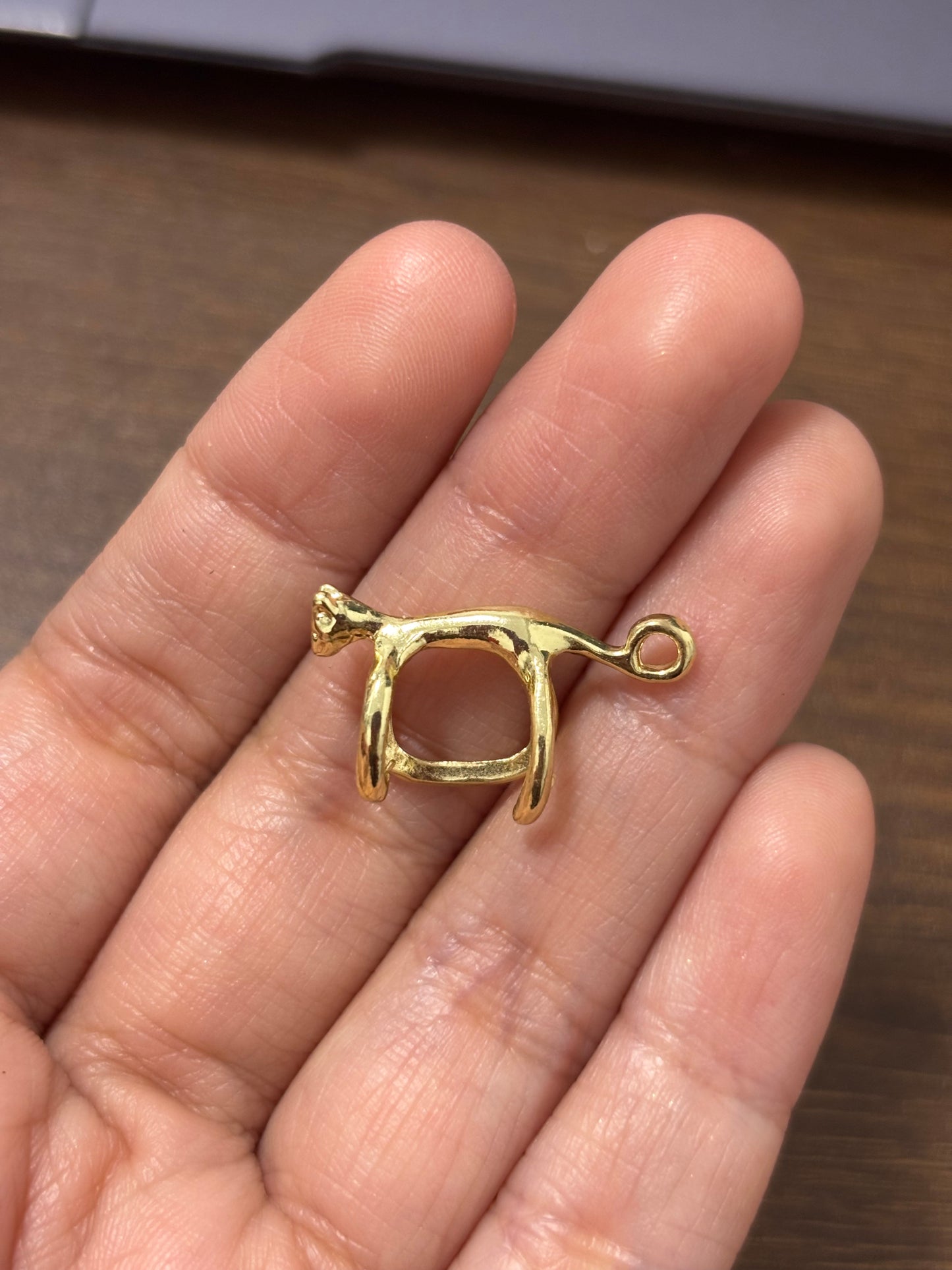 Designer Cat Stretching Ear Cuff
