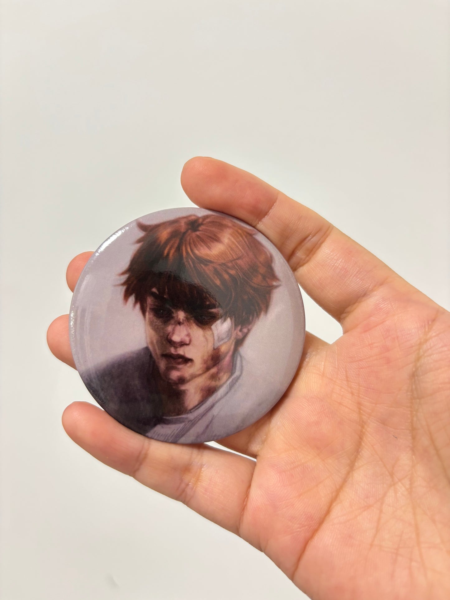 "Yes or No" & "I'm Fine" Pin Set · Andreil Minimalist Flair · Unofficial Tribute