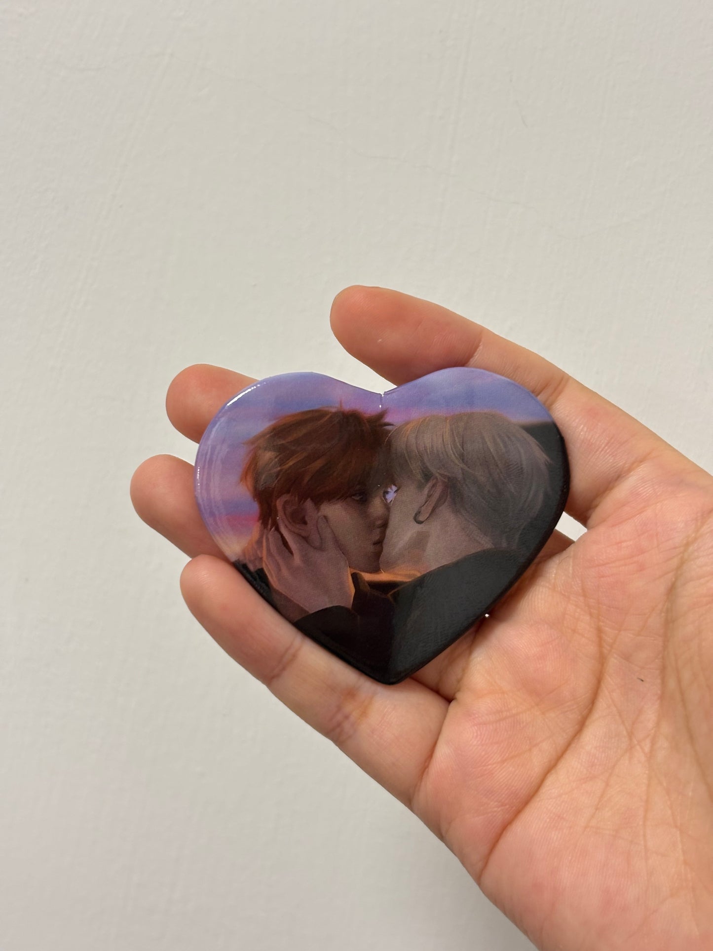 "Yes or No" & "I'm Fine" Pin Set · Andreil Minimalist Flair · Unofficial Tribute