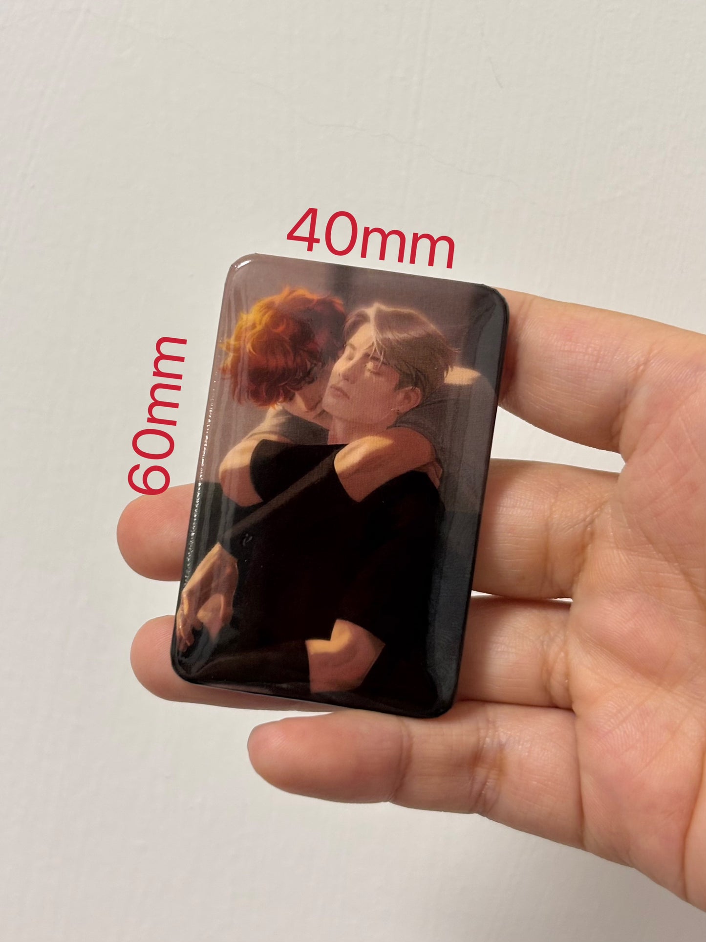 "Yes or No" & "I'm Fine" Pin Set · Andreil Minimalist Flair · Unofficial Tribute