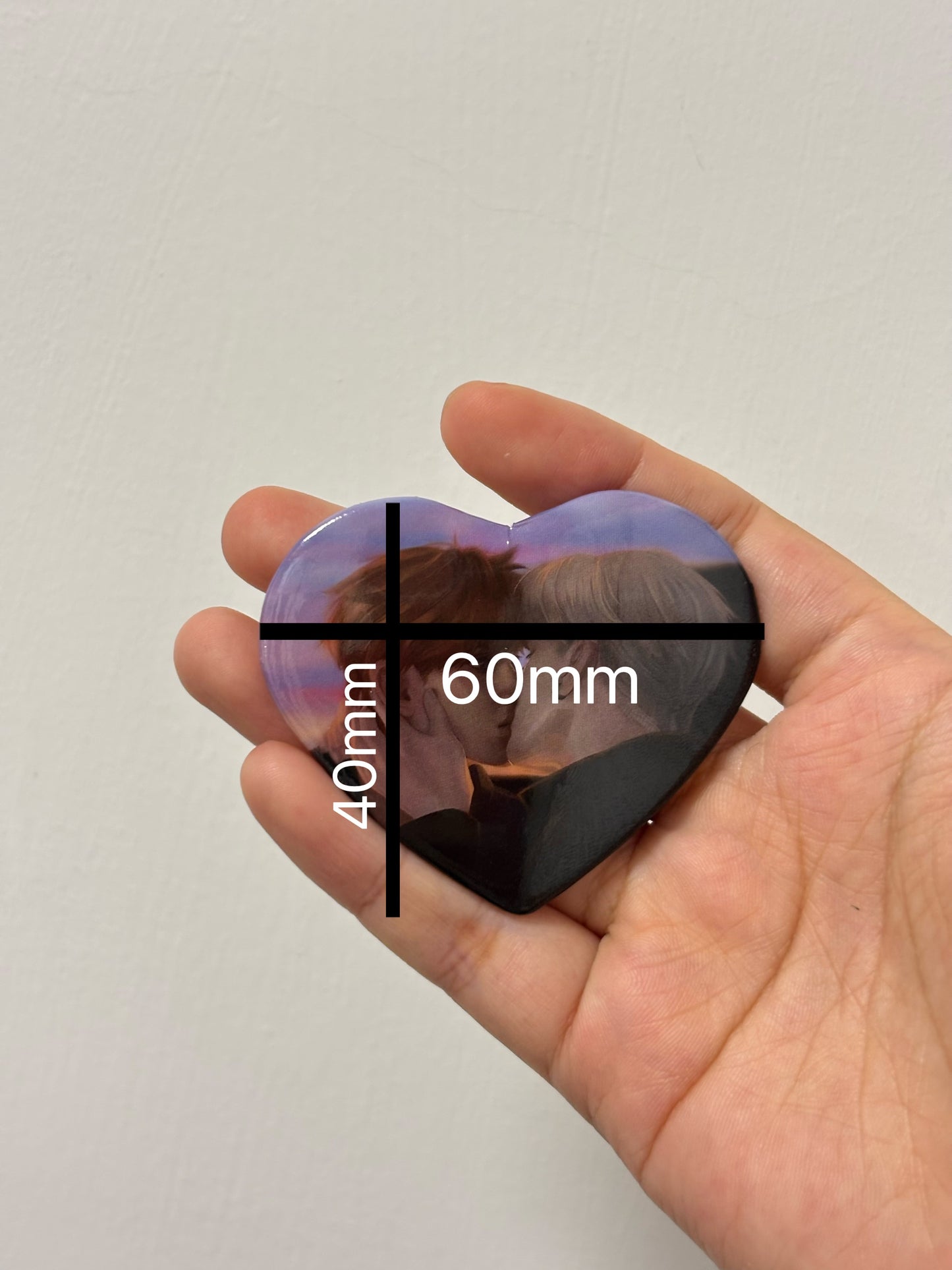 "Yes or No" & "I'm Fine" Pin Set · Andreil Minimalist Flair · Unofficial Tribute