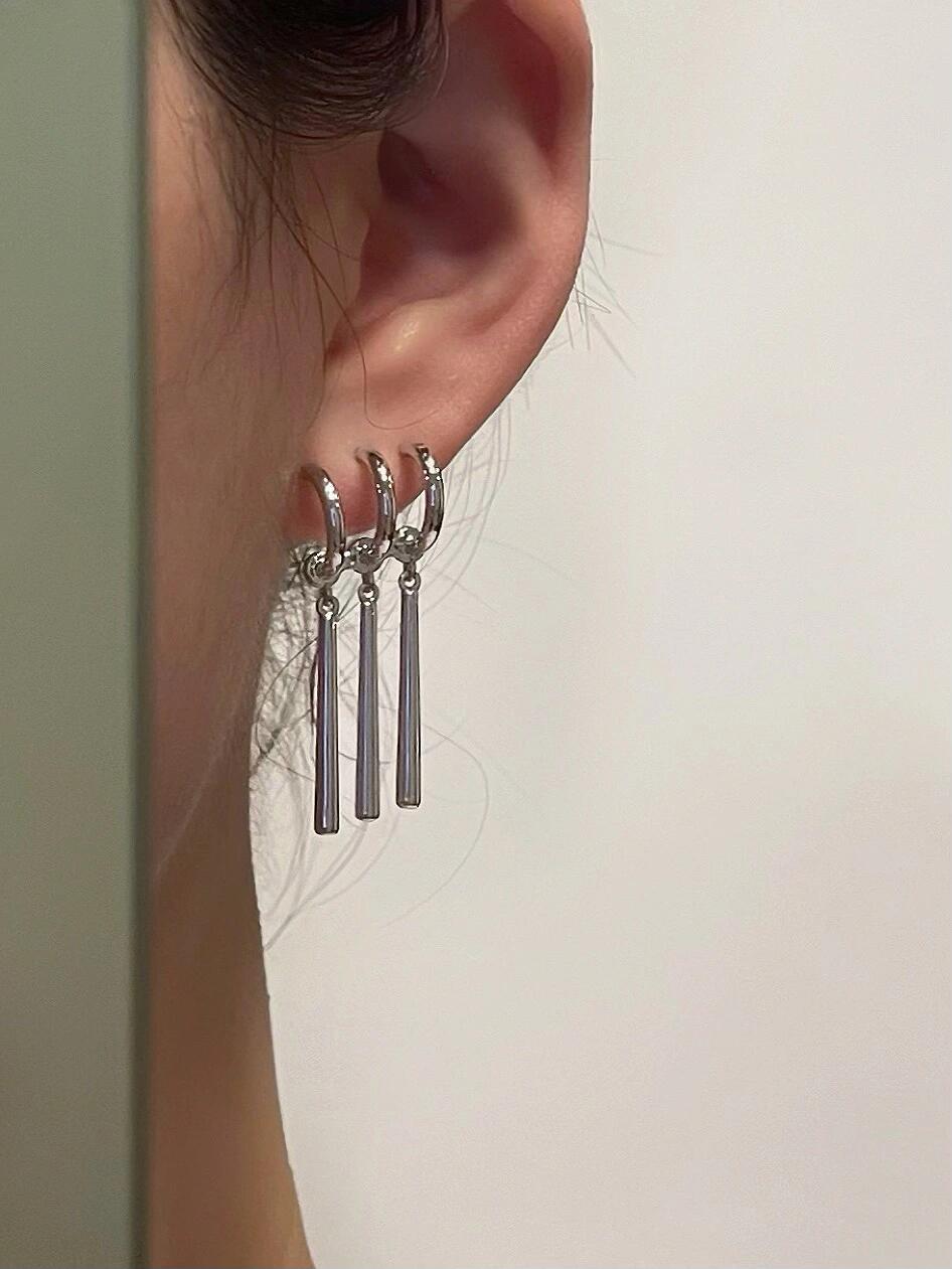 Unisex-Ohrstecker „ZORO“ (nur ein Ohrloch erforderlich)