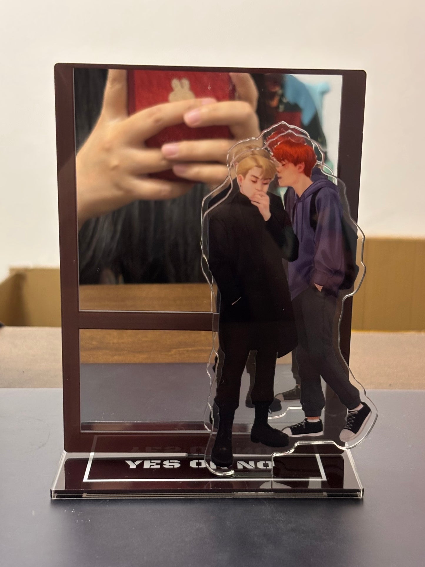 AFTG Andrew & Neil Acrylic Standing Sign  Mirror