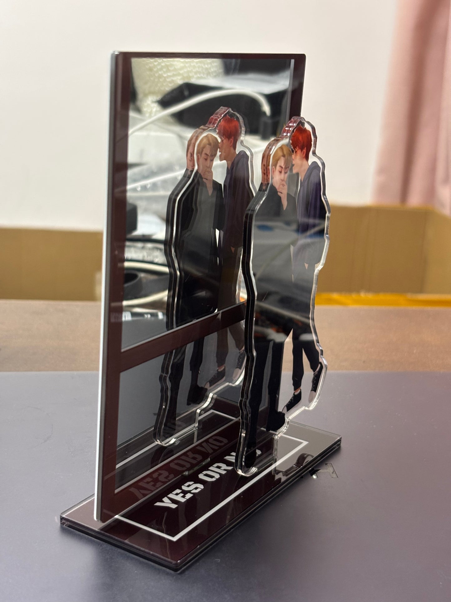 AFTG Andrew & Neil Acrylic Standing Sign  Mirror