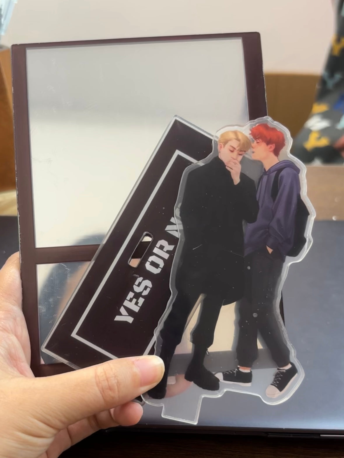 AFTG Andrew & Neil Acrylic Standing Sign  Mirror