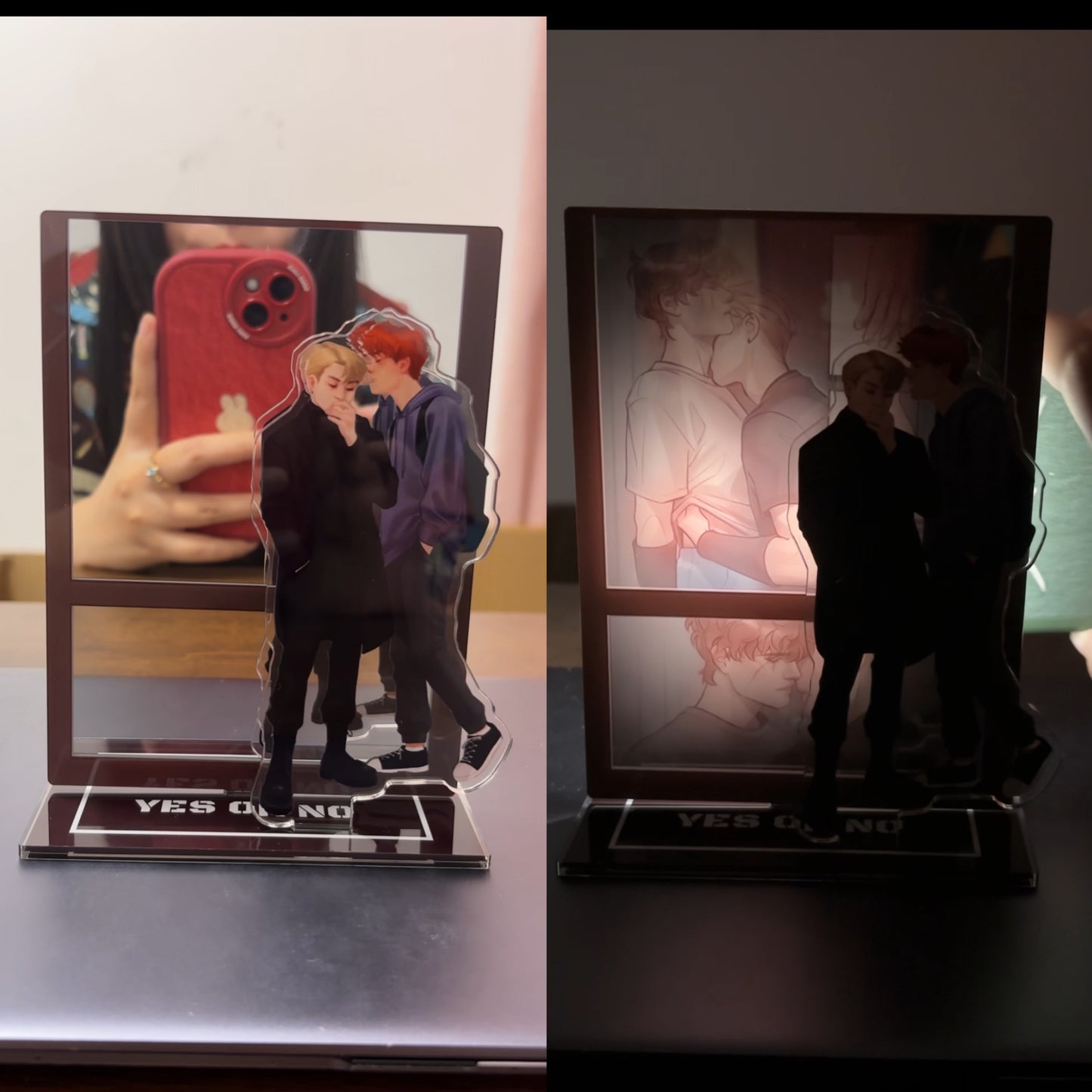 AFTG Andrew & Neil Acrylic Standing Sign  Mirror