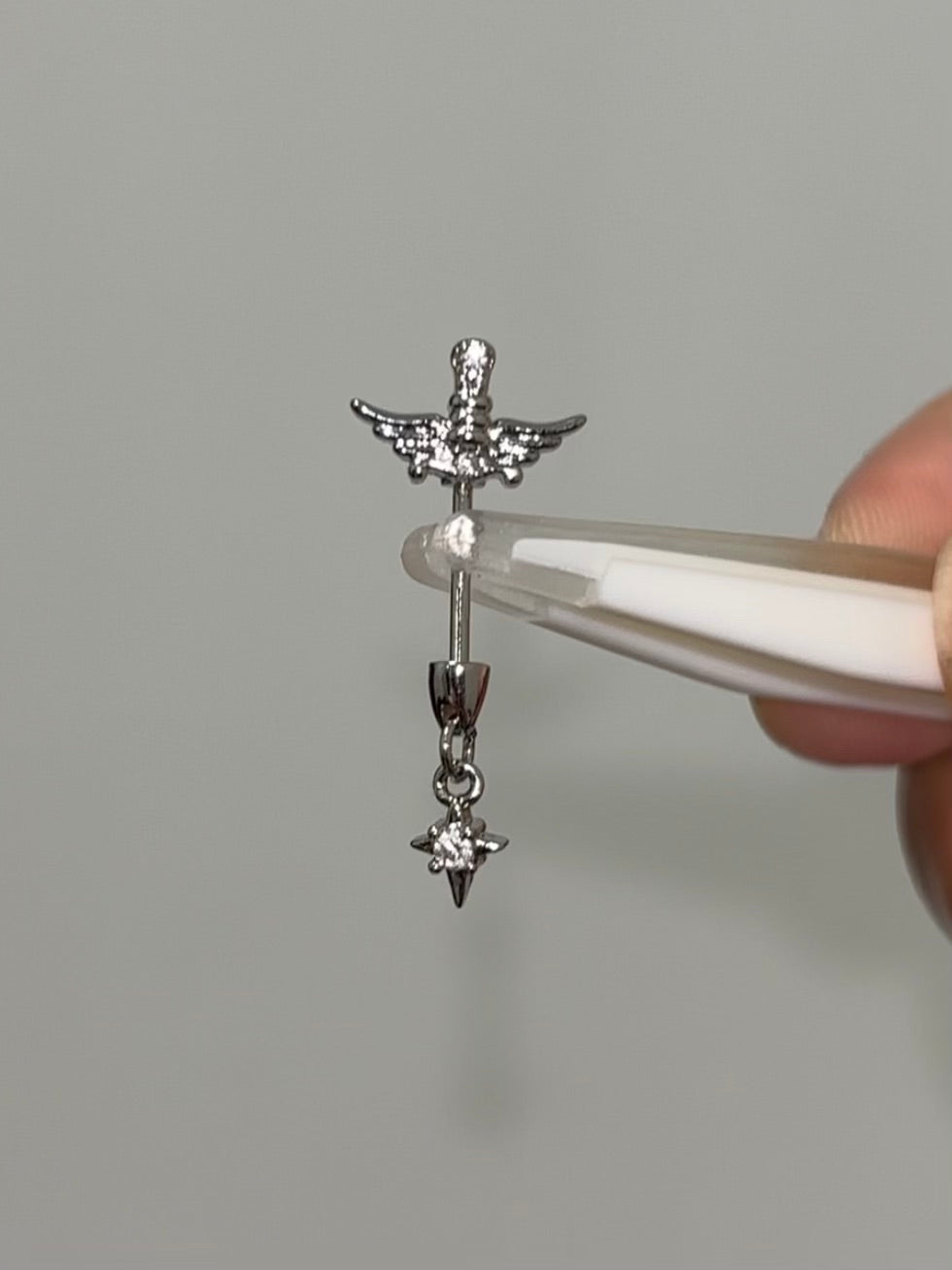 Y2K Style Sunday Inspired Angel Earrings