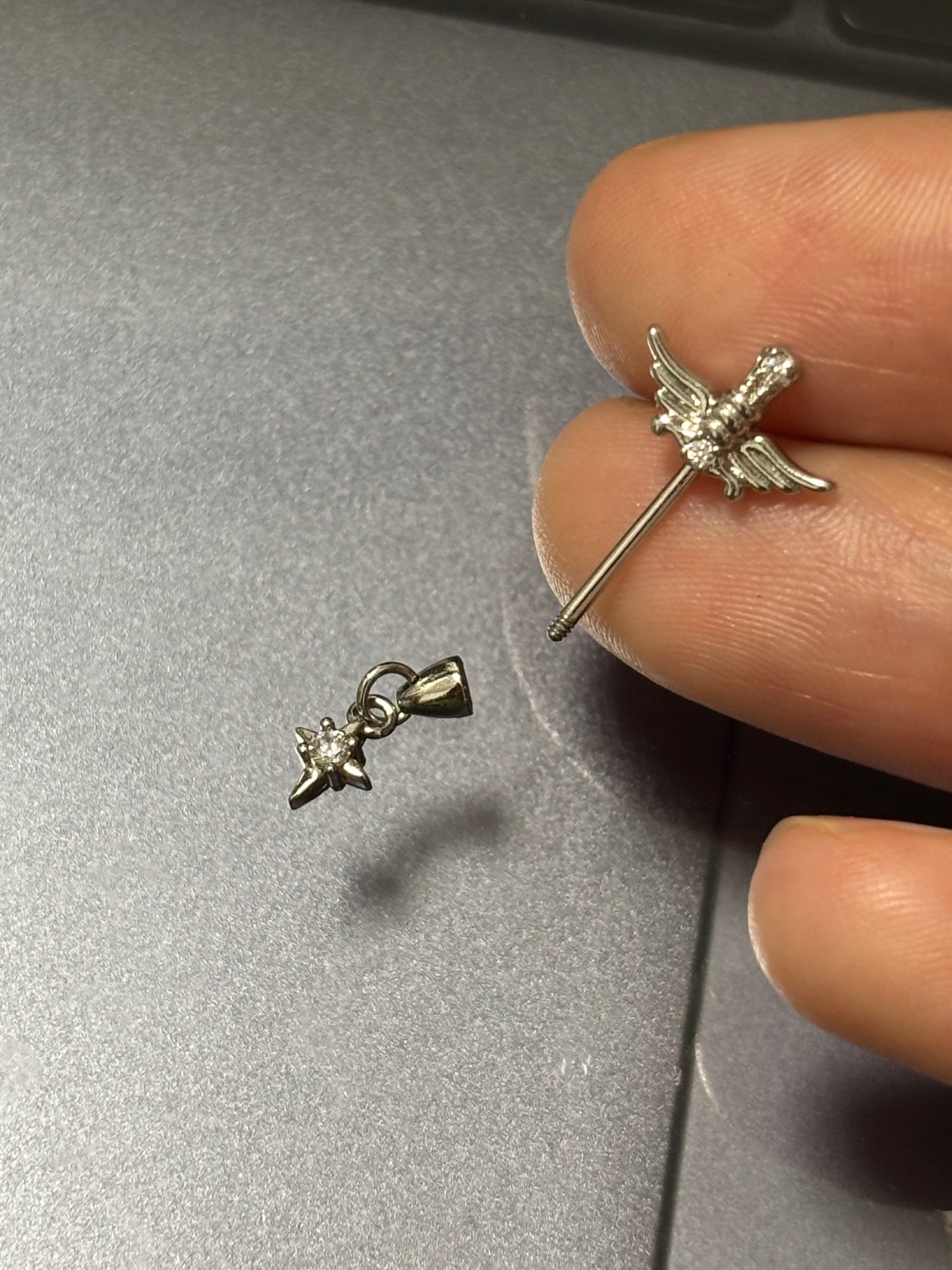 Y2K Style Sunday Inspired Angel Earrings