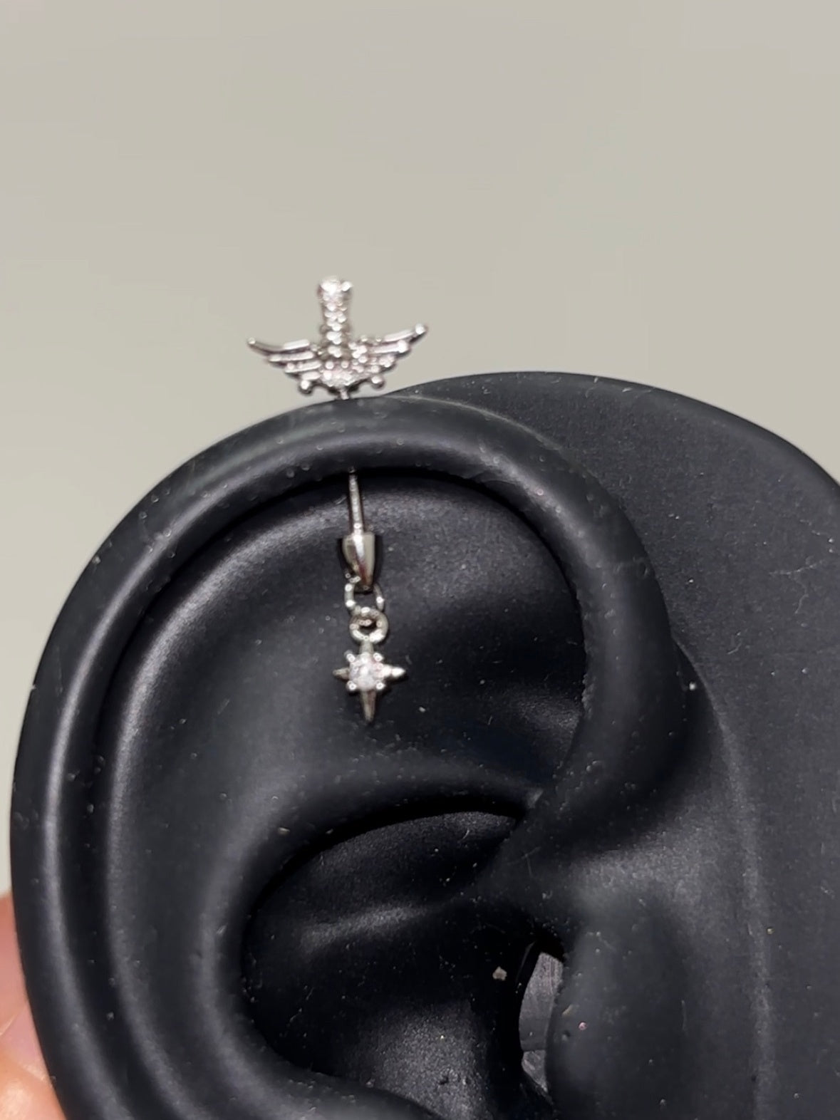 Y2K Style Sunday Inspired Angel Earrings