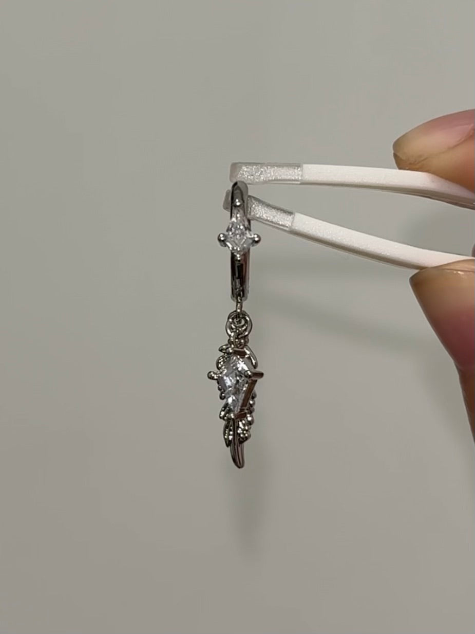 Y2K Style Sunday Inspired Angel Earrings