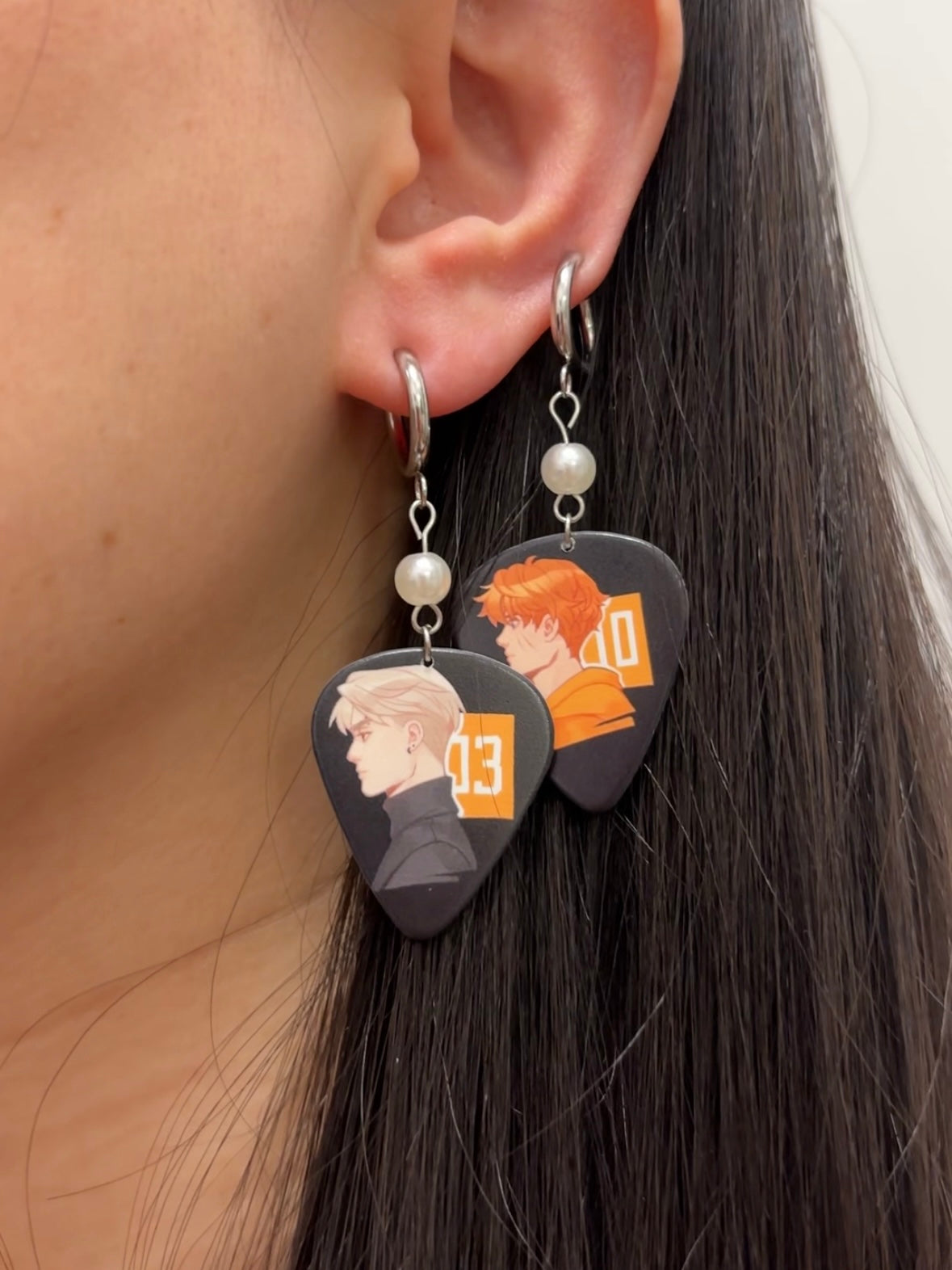 AFTG Andrew & Neil Guitar Pick Earrings