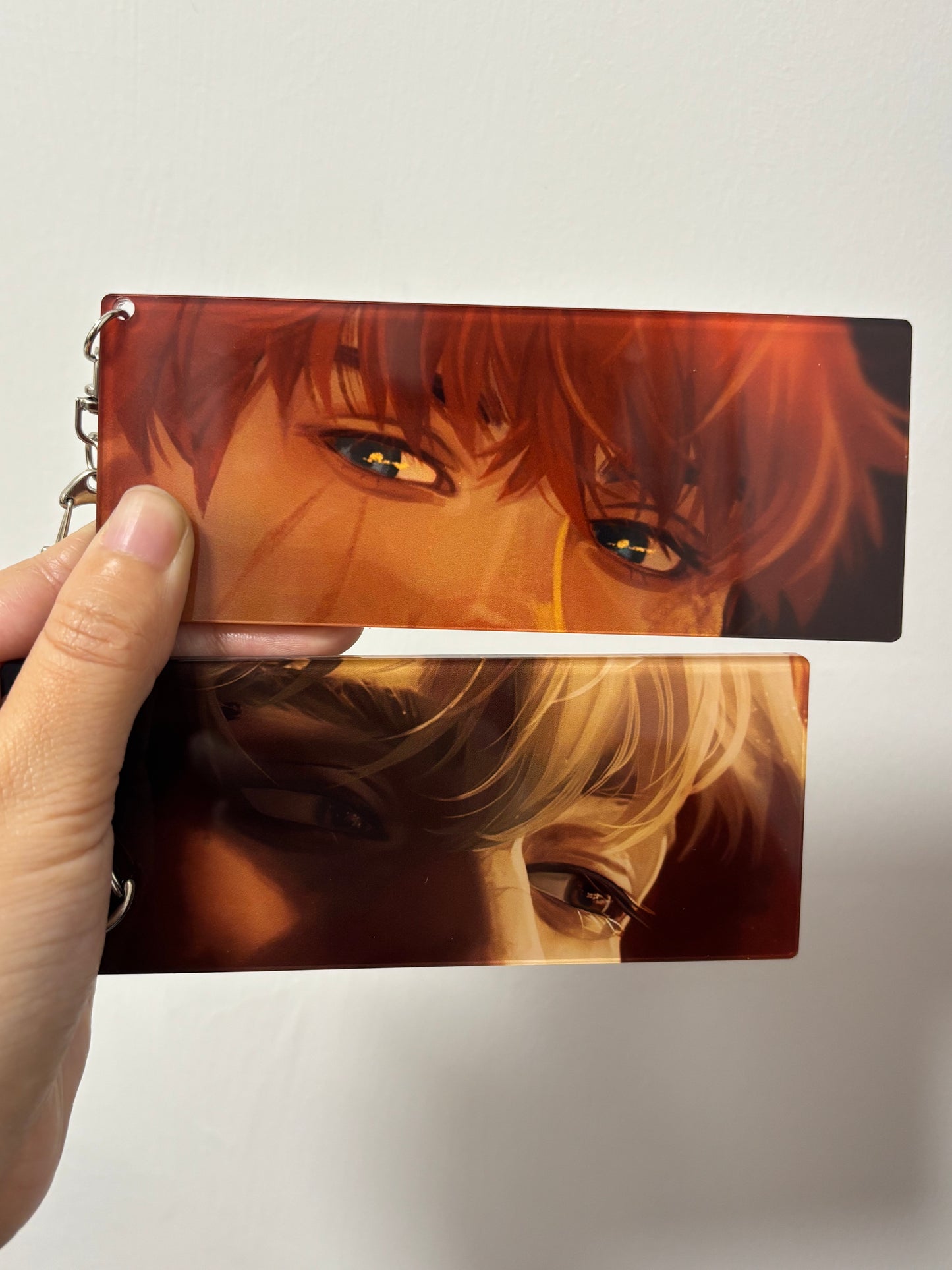Acrylic Andreil Inspired Rectangle Eyes Keychain