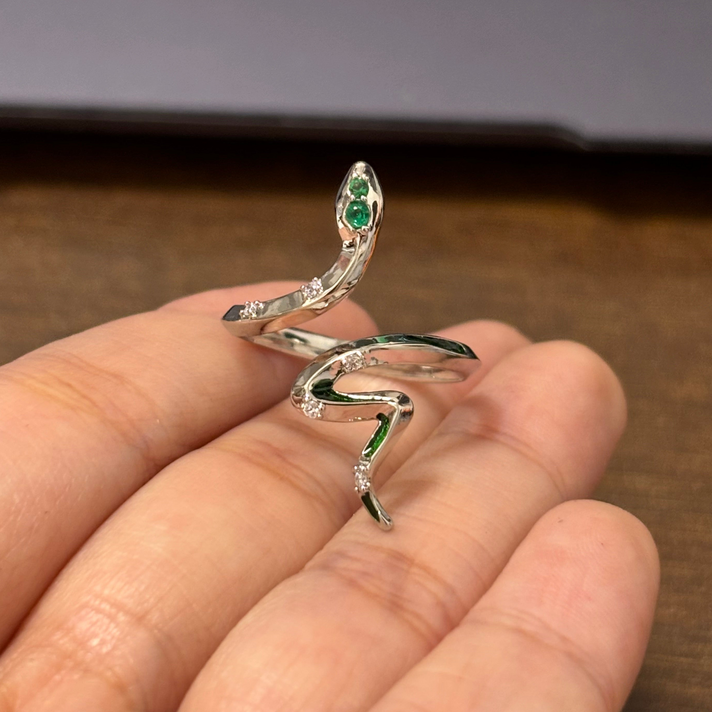 Enchanted Snake Statement Rings for Baizhu