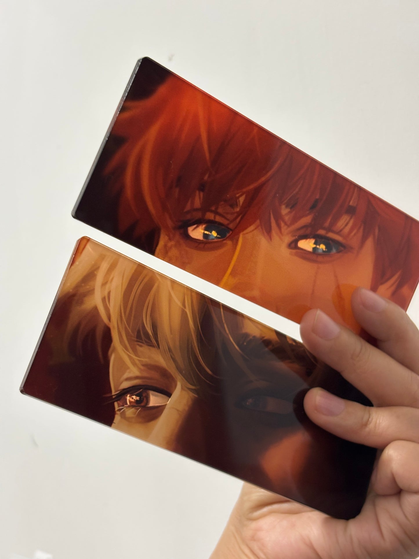 Acrylic Andreil Inspired Rectangle Eyes Keychain