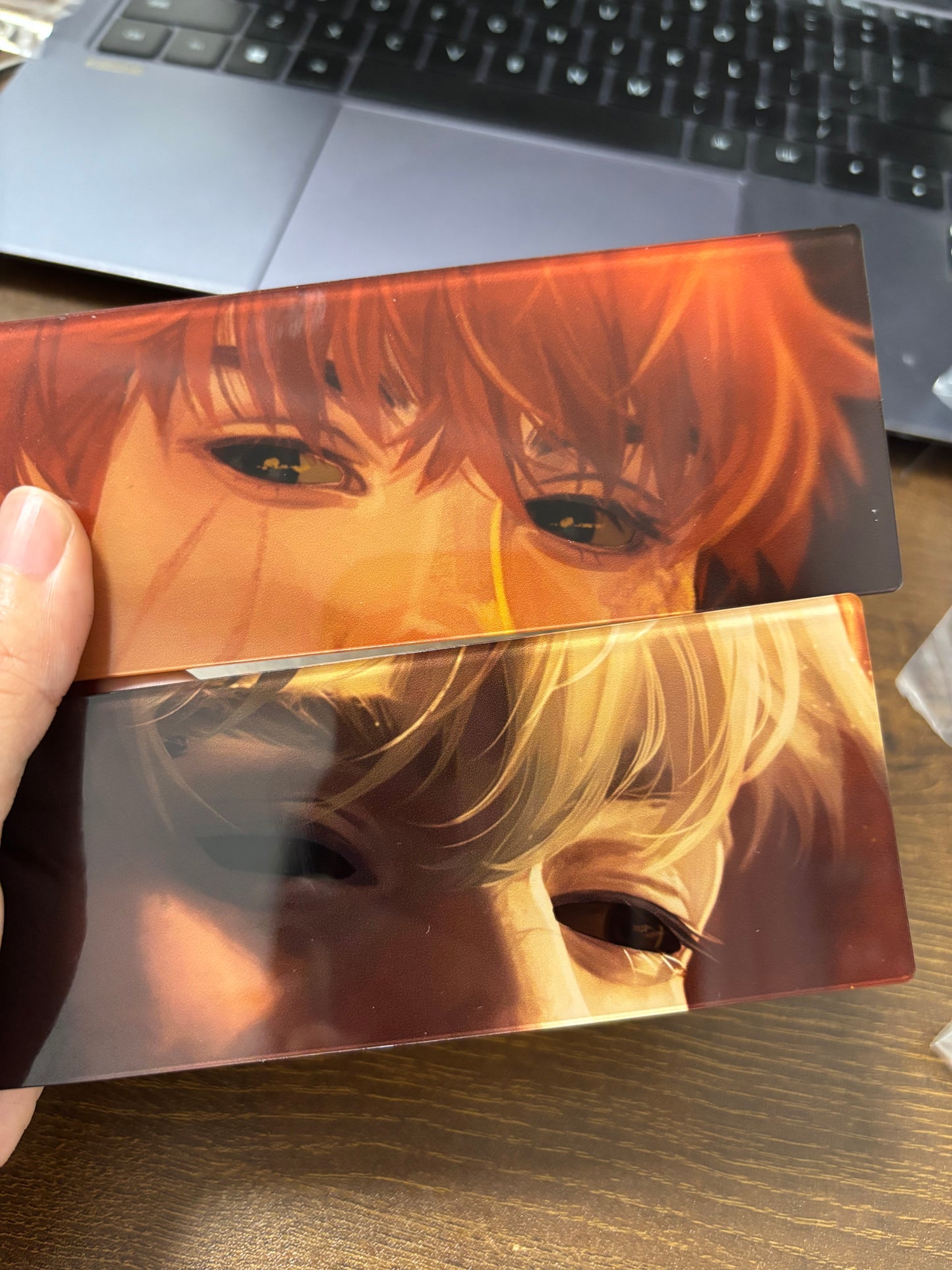 Acrylic Andreil Inspired Rectangle Eyes Keychain