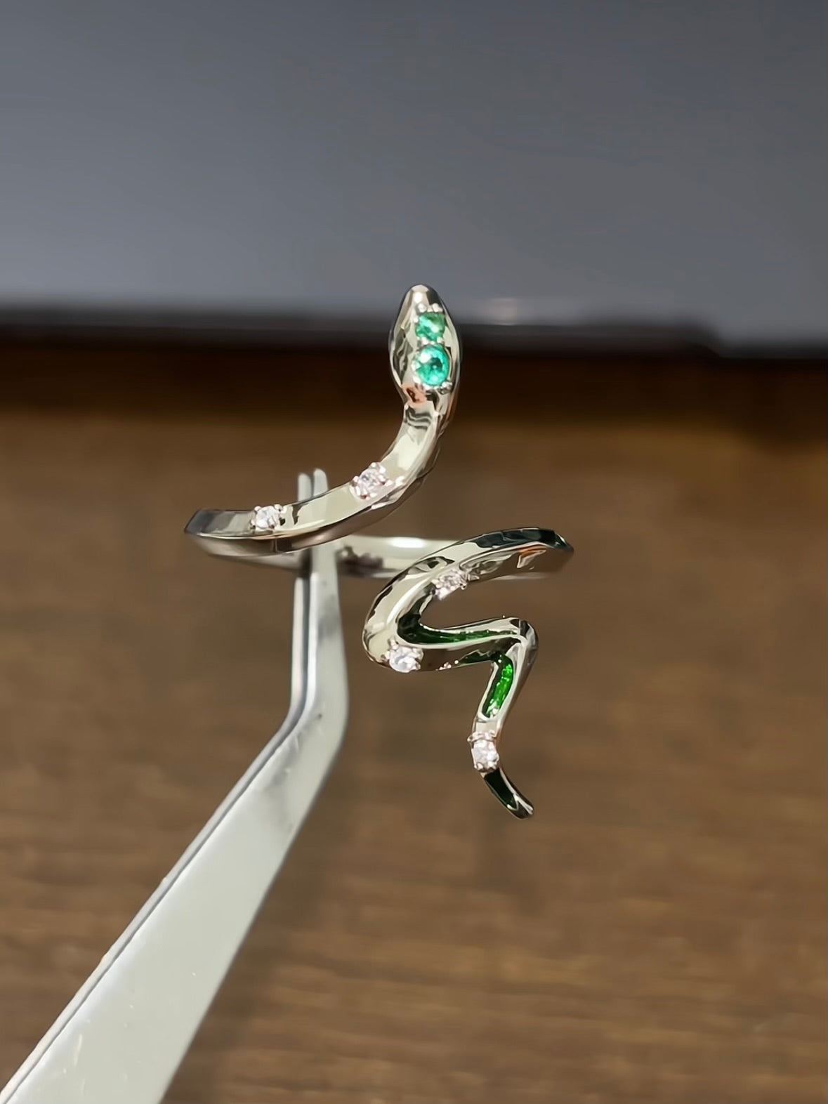 Enchanted Snake Statement Rings for Baizhu