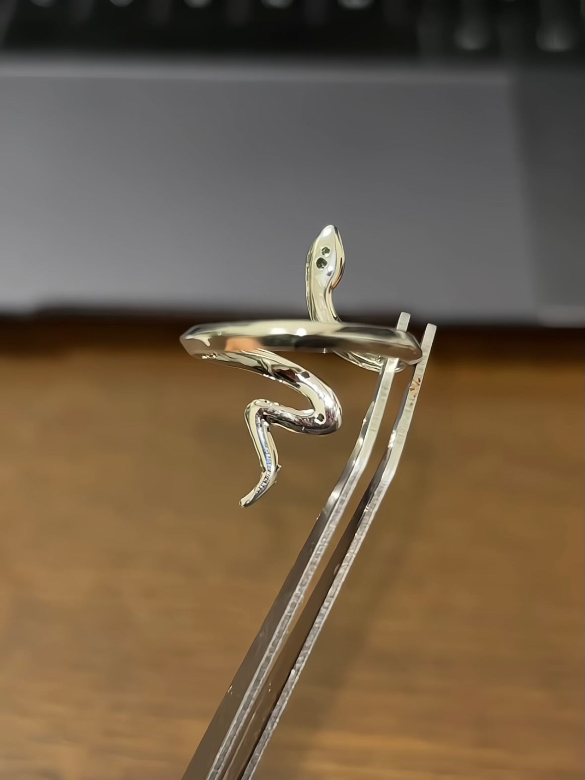 Enchanted Snake Statement Rings for Baizhu