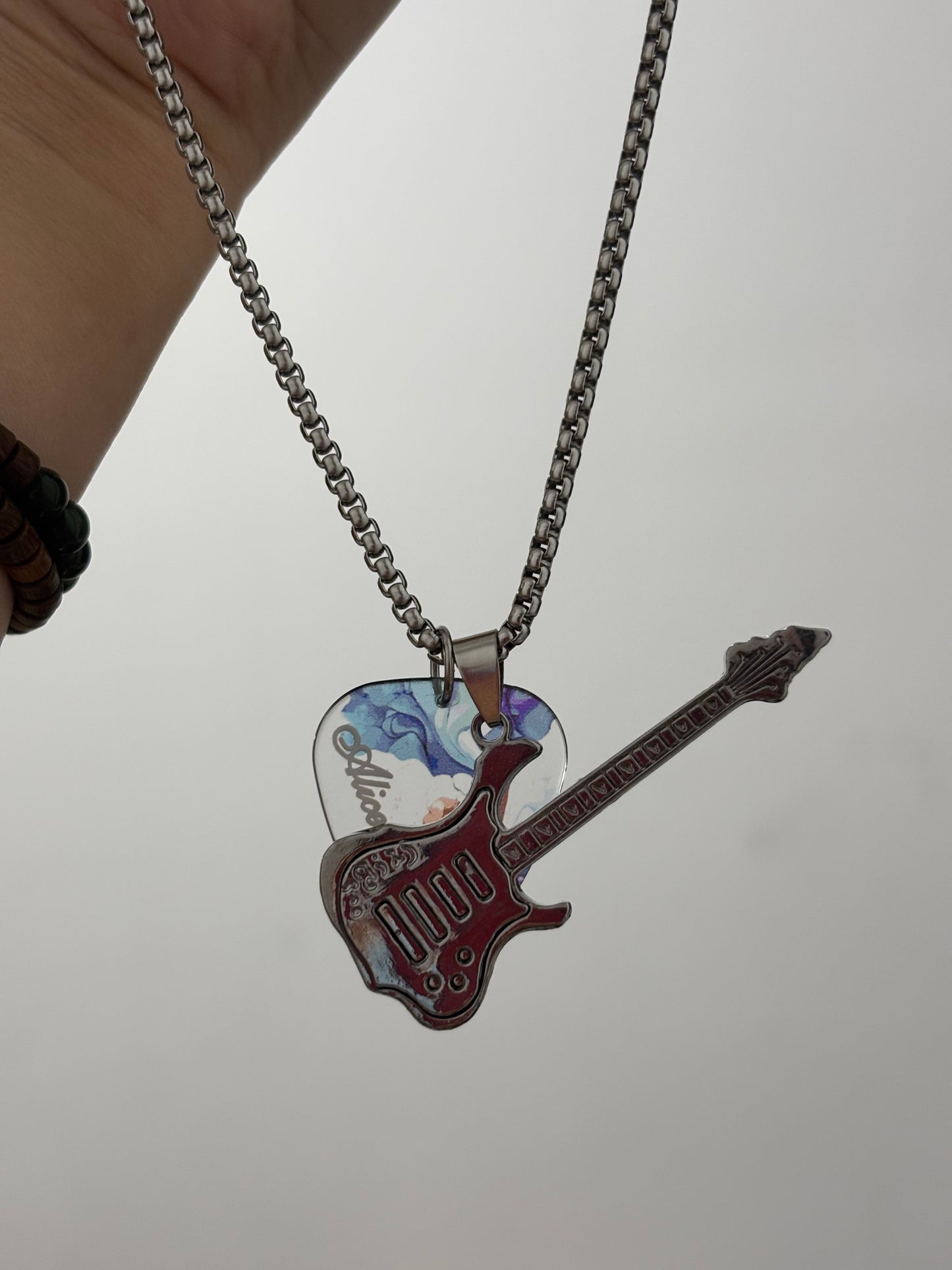 Alice Guitar Pick Necklaces