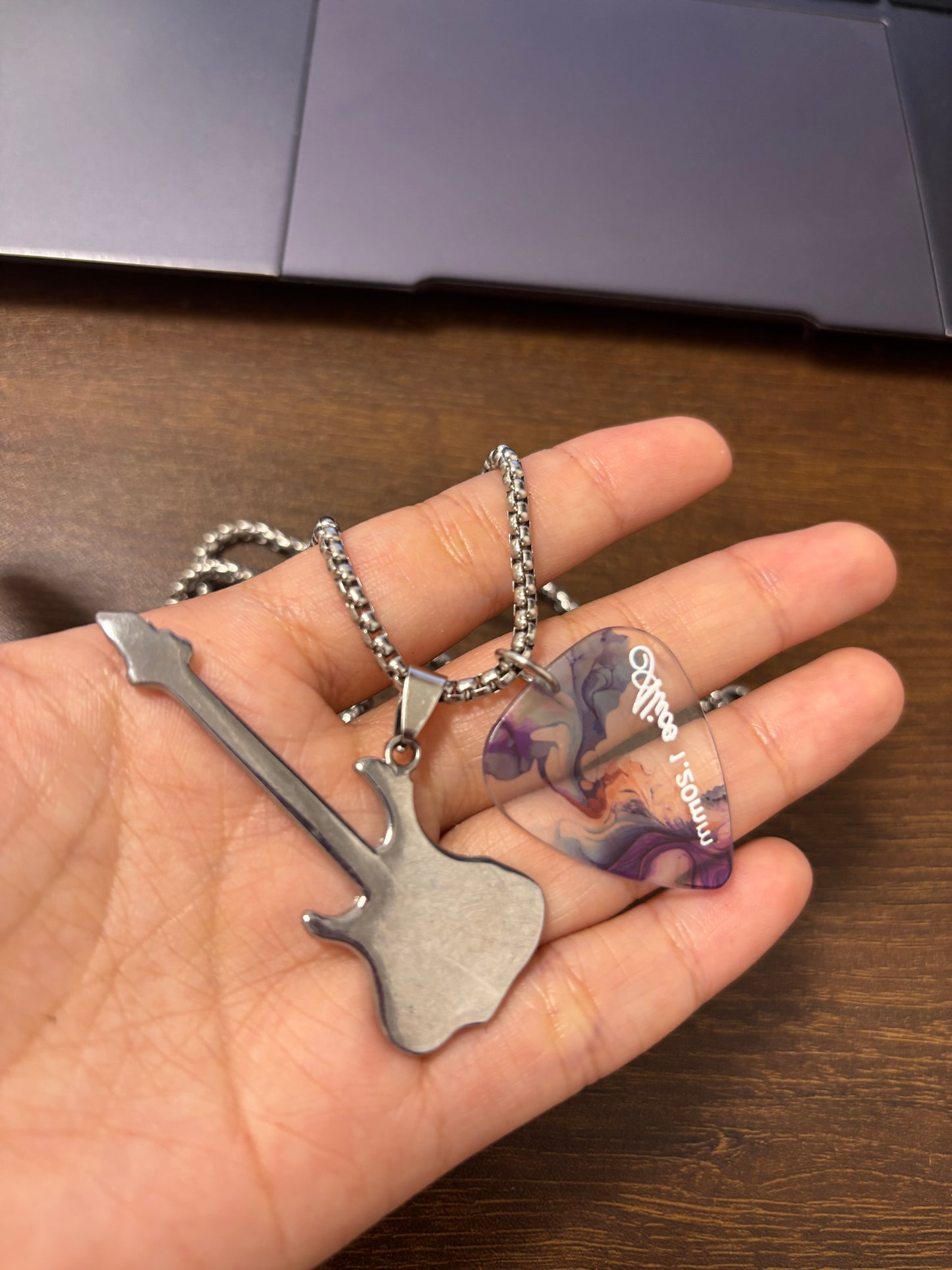 Alice Guitar Pick Necklaces