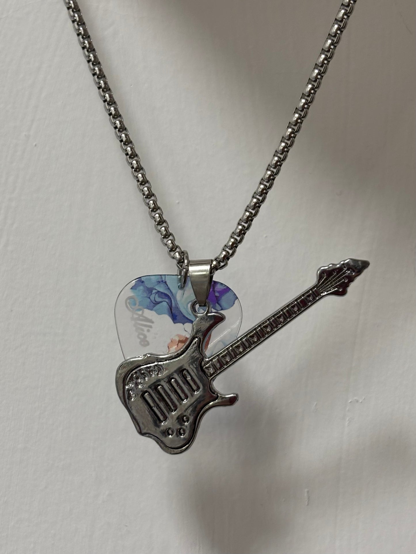 Alice Guitar Pick Necklaces
