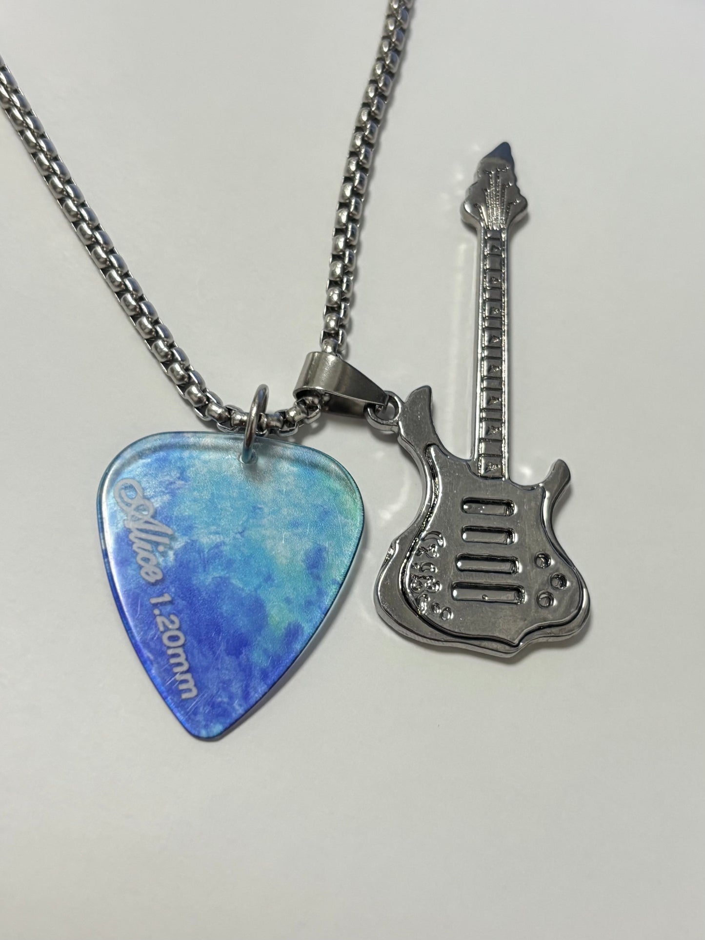 Alice Guitar Pick Necklaces