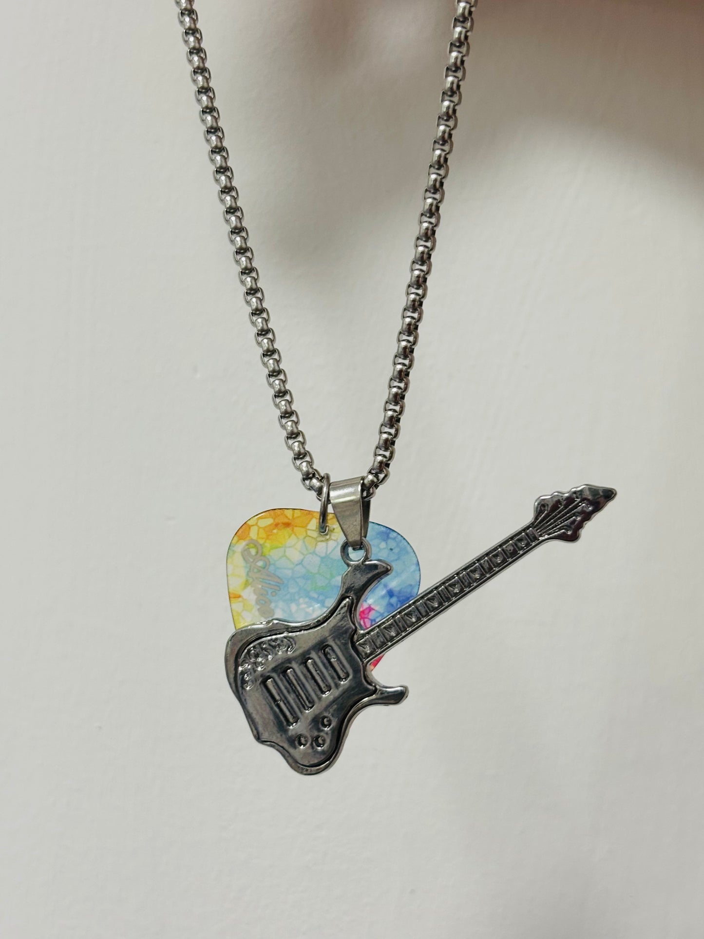 Alice Guitar Pick Necklaces