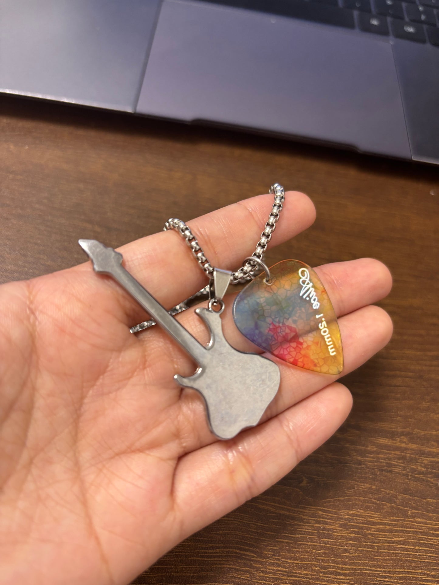 Alice Guitar Pick Necklaces