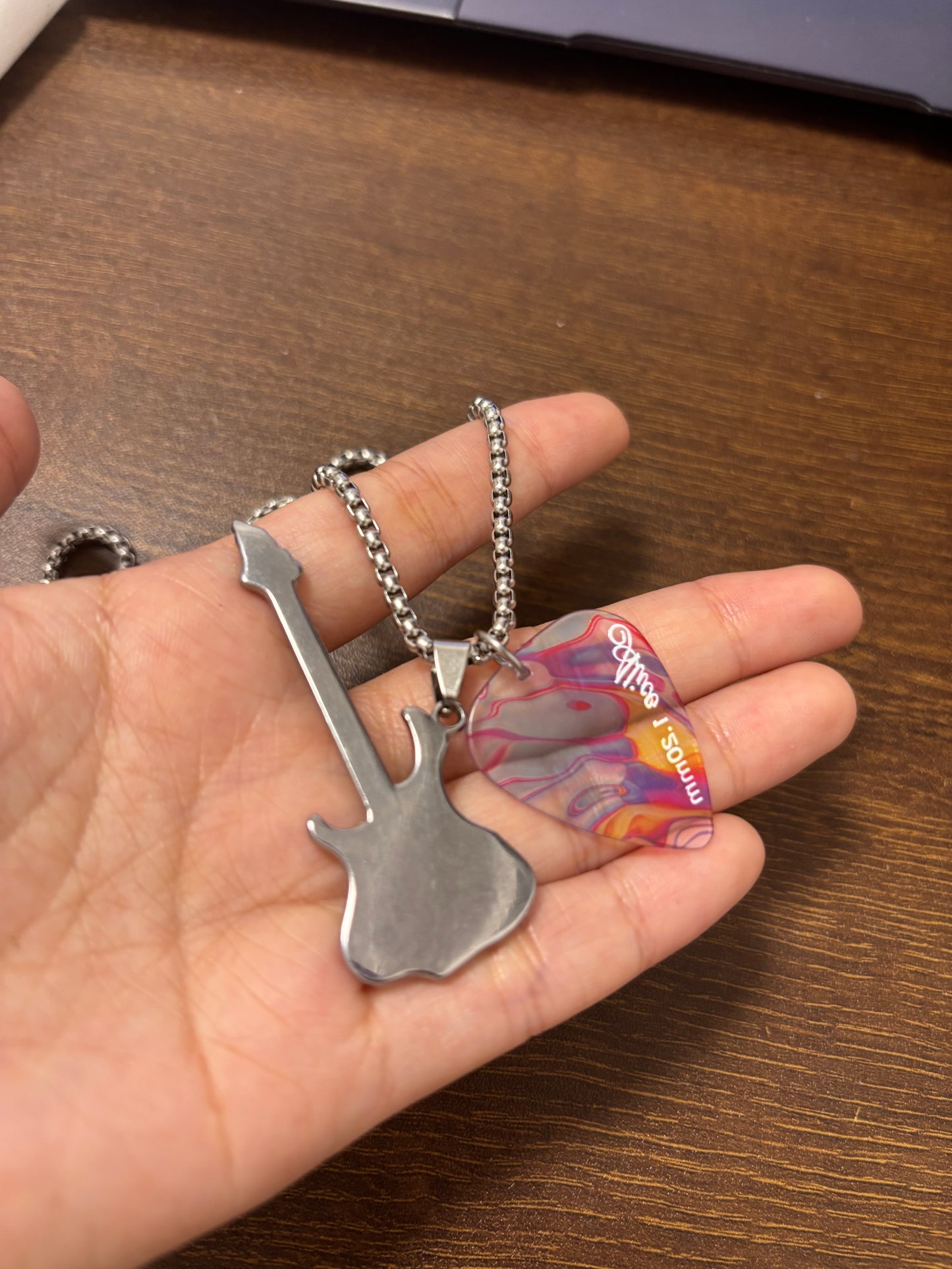 Alice Guitar Pick Necklaces