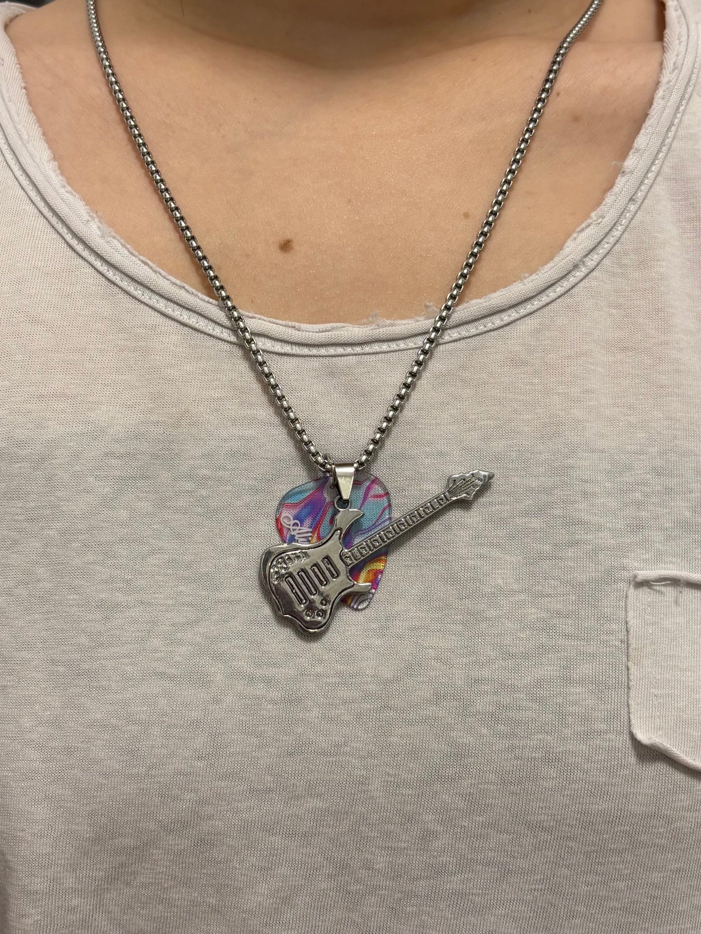 Alice Guitar Pick Necklaces