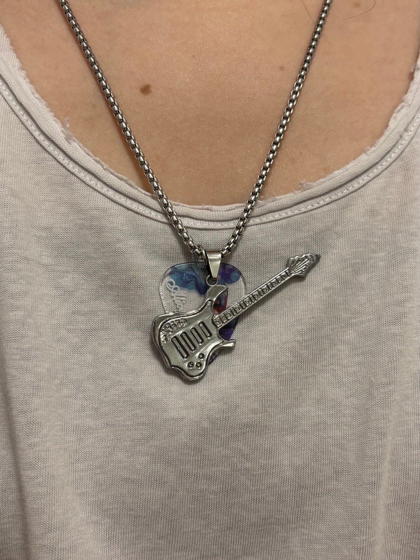 Alice Guitar Pick Necklaces