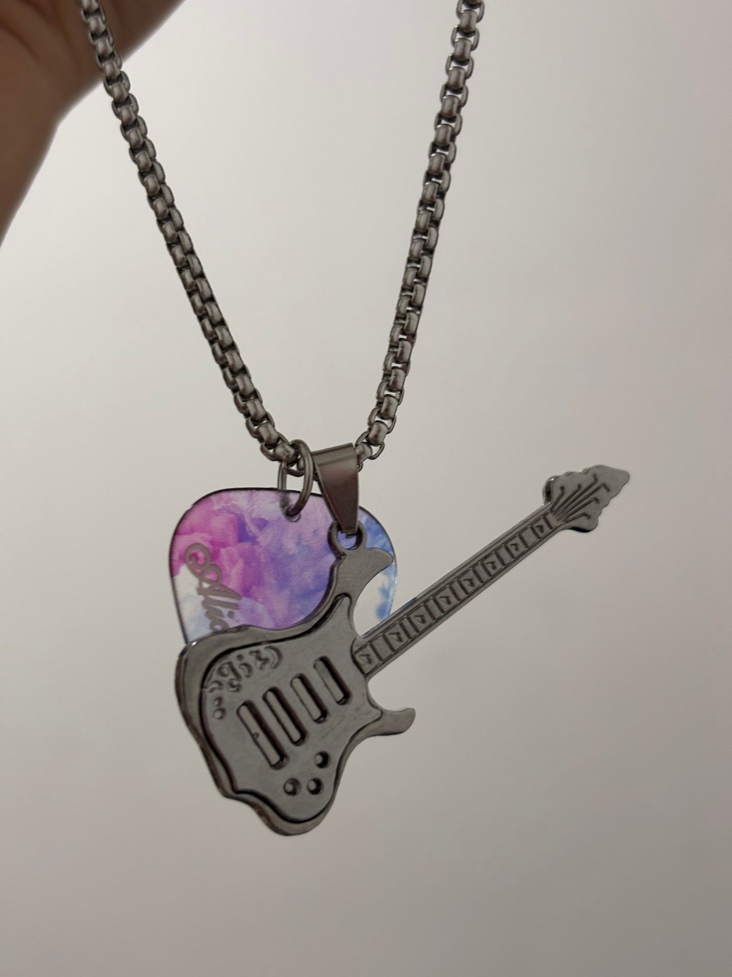 Alice Guitar Pick Necklaces