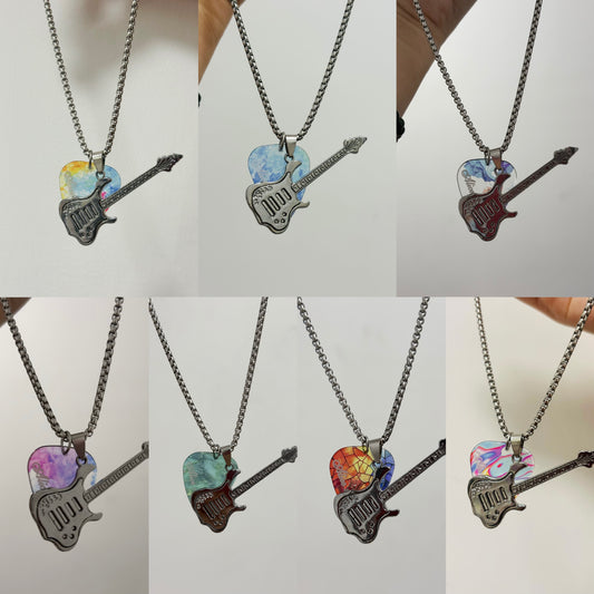 Alice Guitar Pick Necklaces