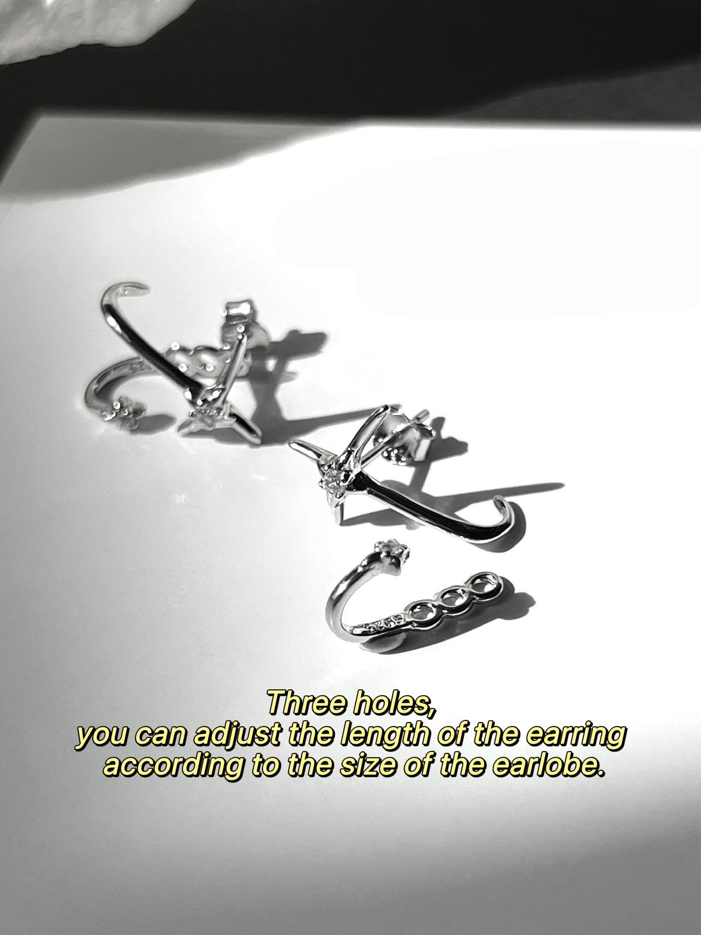 Designer S925 Silver Star Earrings