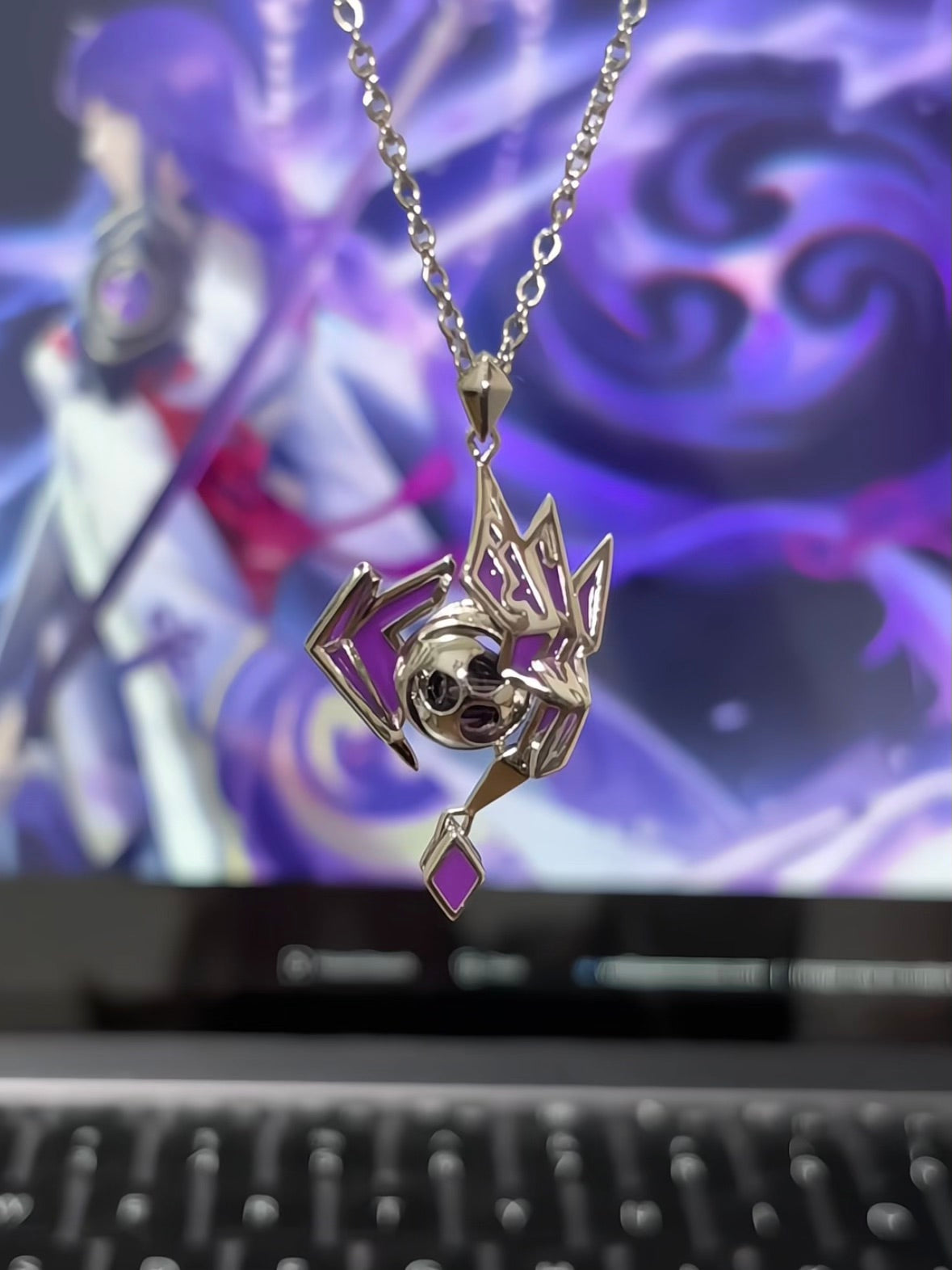 Raiden Shogun Inspired Necklace