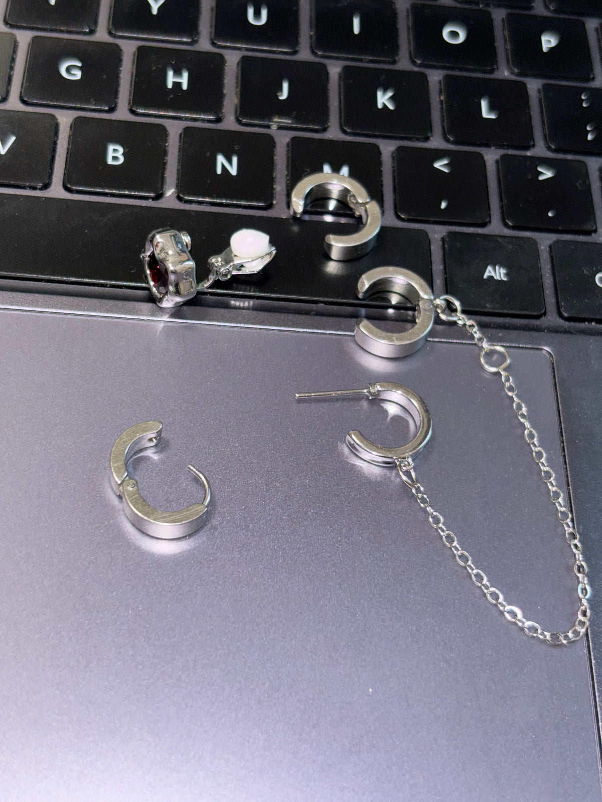Goth Sylus Cosplay Earrings