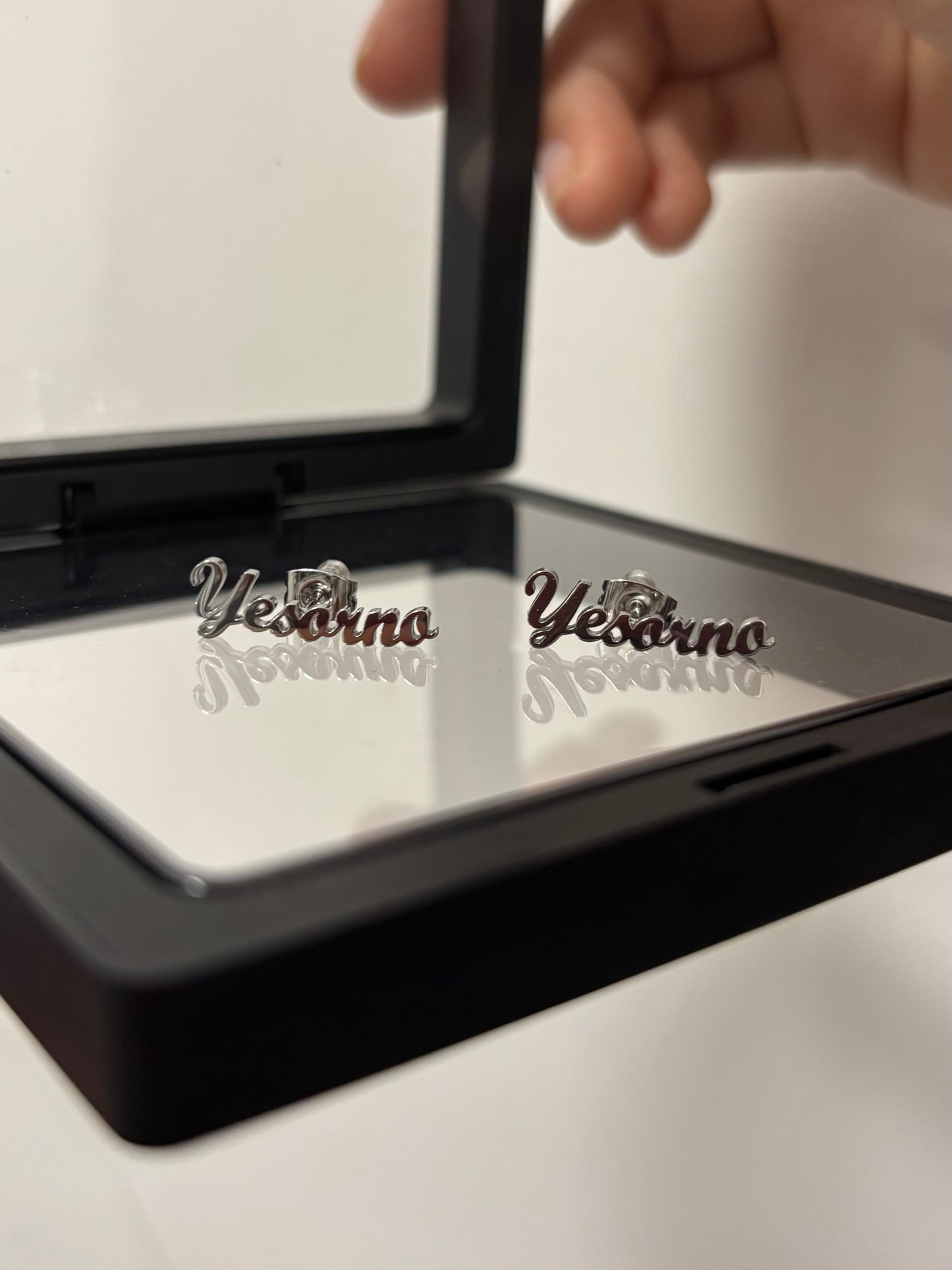 YES OR NO Stud Earrings