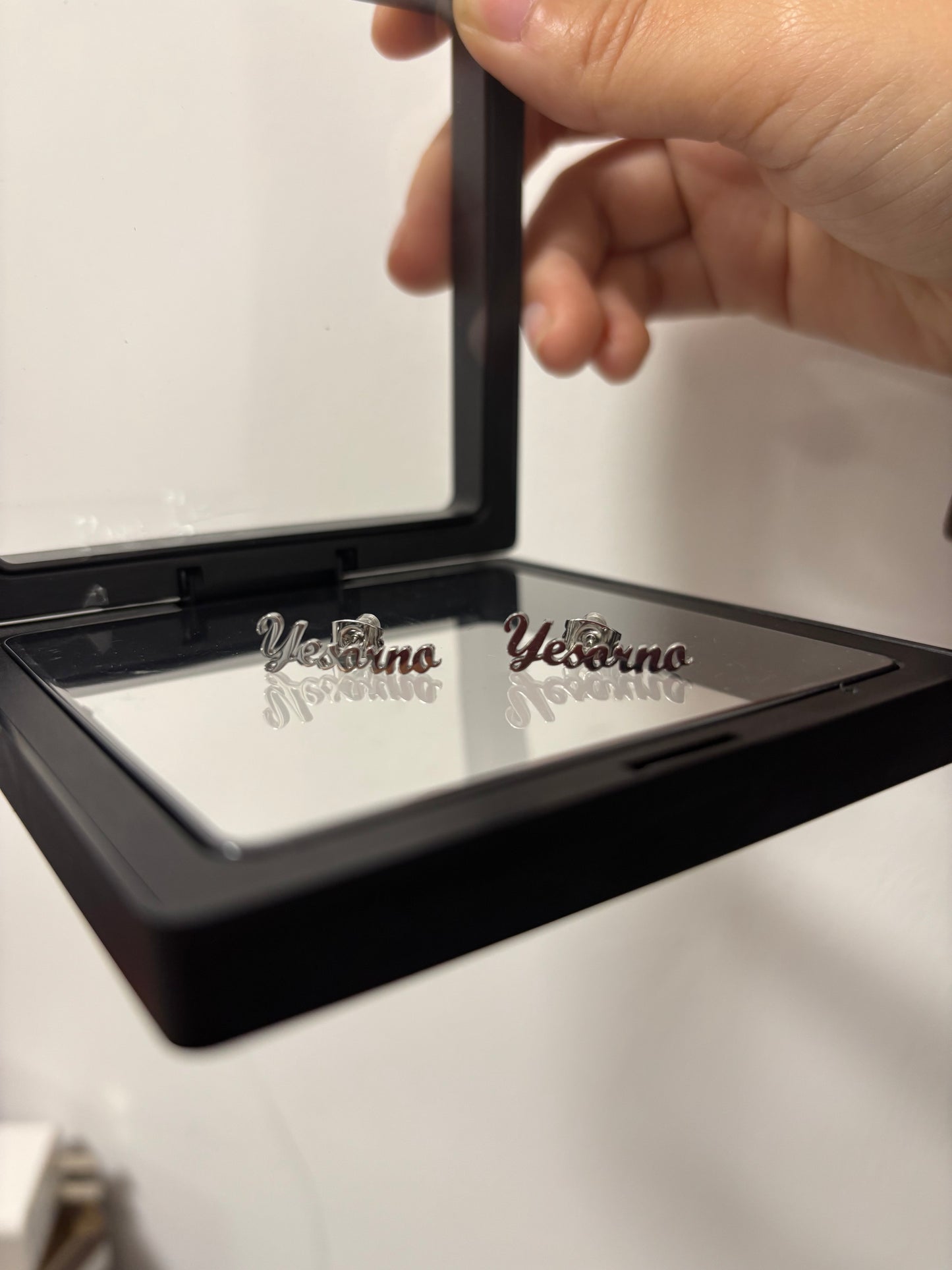 YES OR NO Stud Earrings