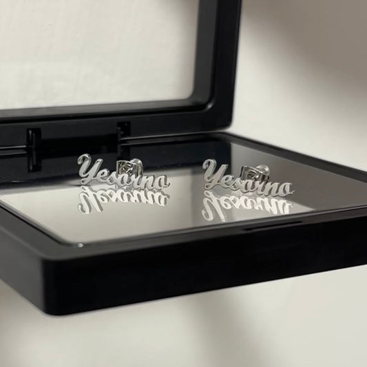 YES OR NO Stud Earrings