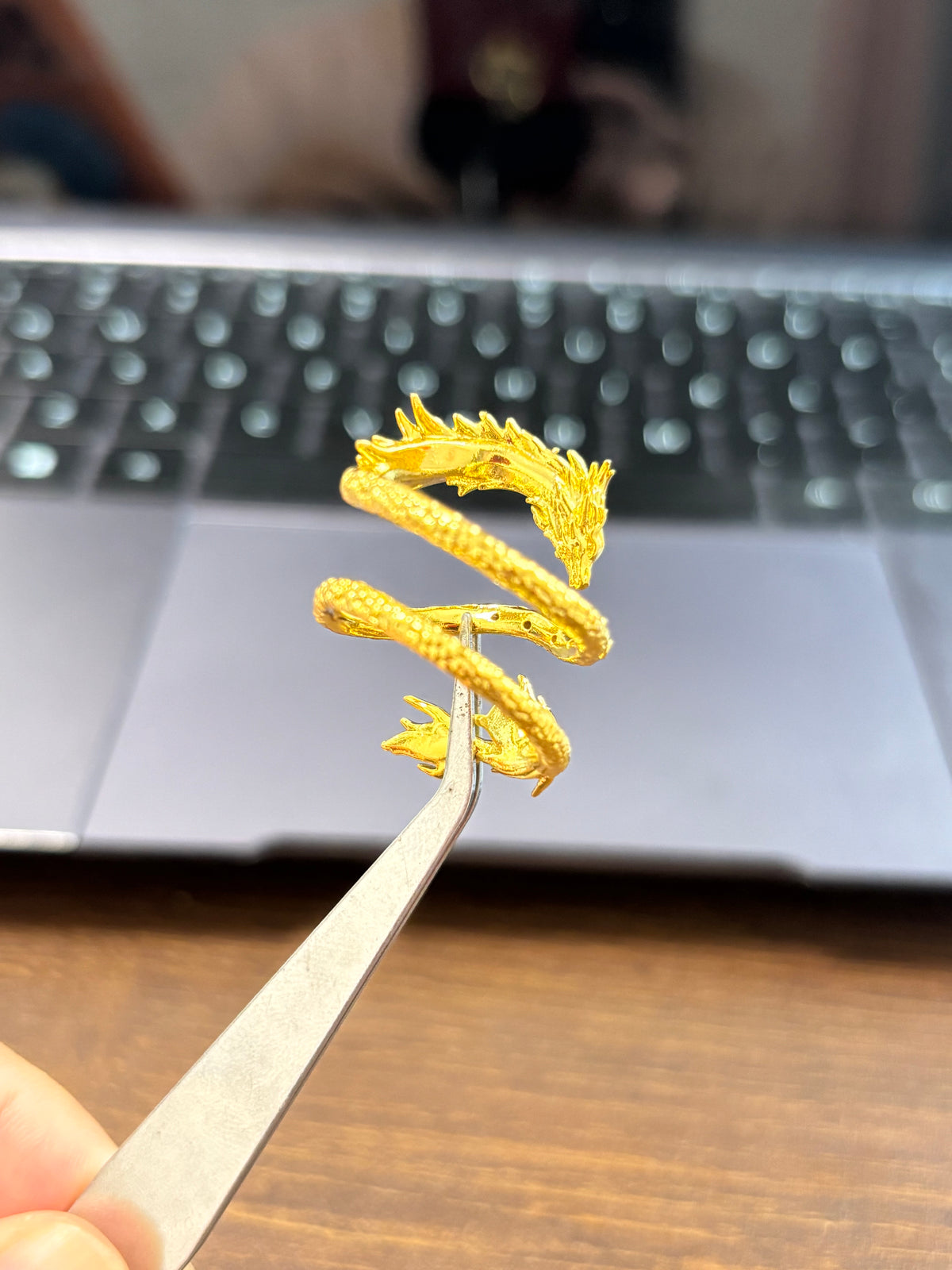 Designer Dragon Adjustable Ring