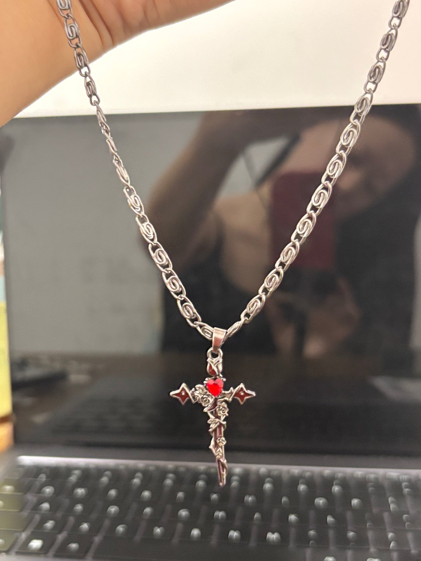 Gothic Y2K Unisex Gefallener Engel Schwert Legierung Ohrstecker