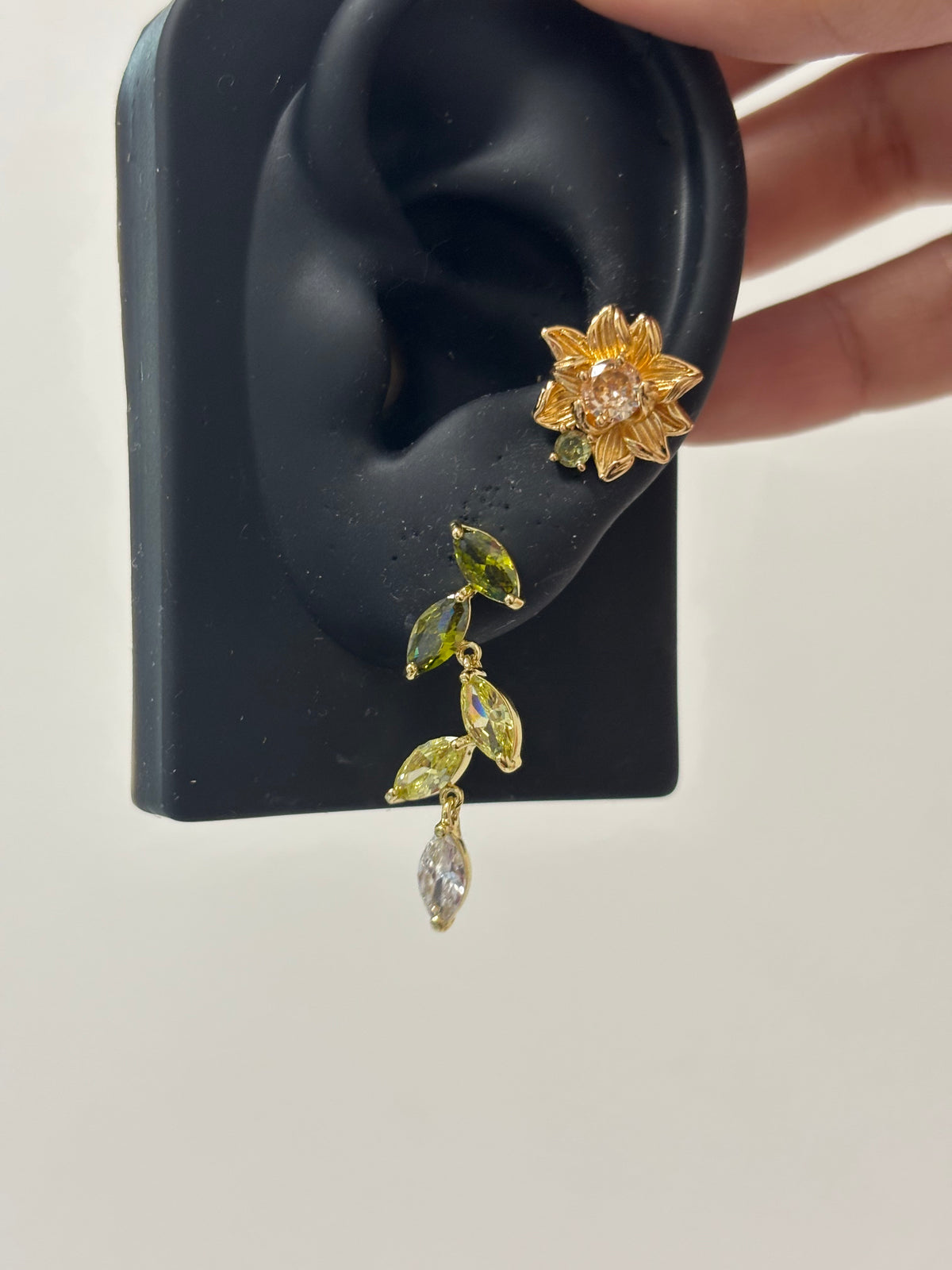Tighnari Inspired Flower and Leaf Earrings