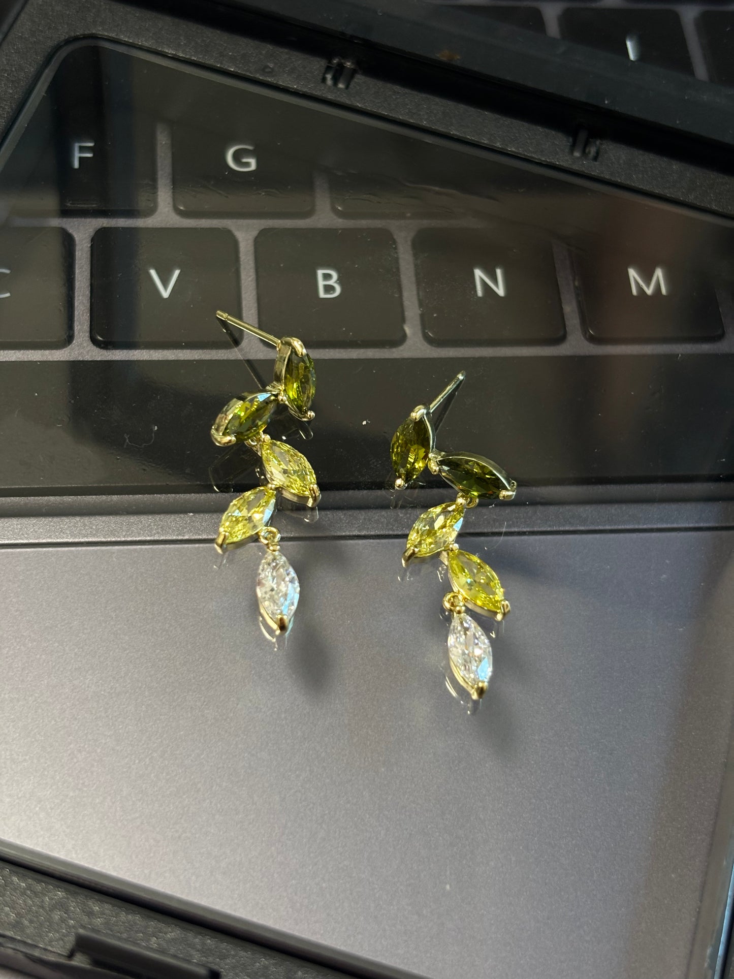 Tighnari Inspired Flower and Leaf Earrings