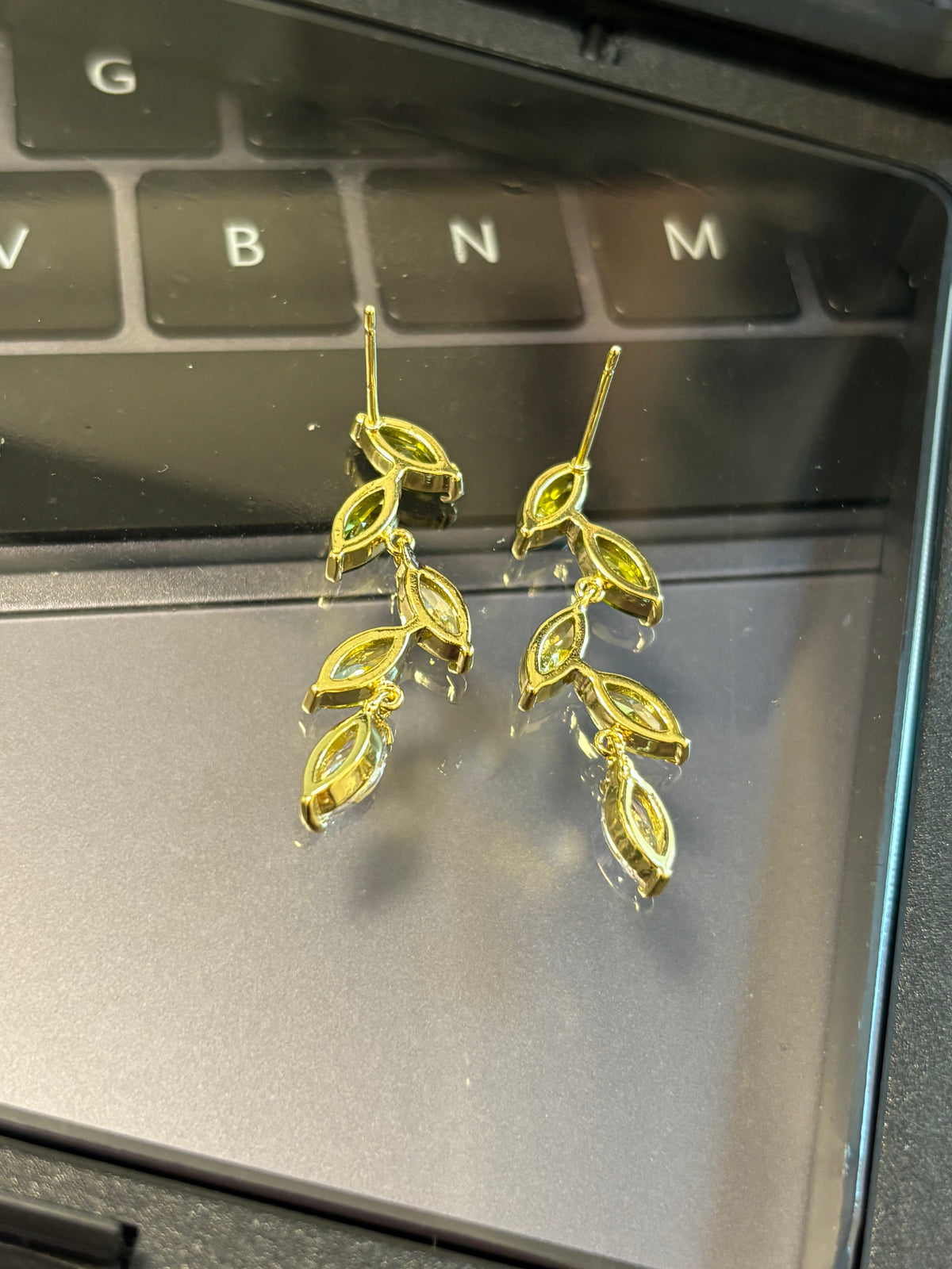 Tighnari Inspired Flower and Leaf Earrings