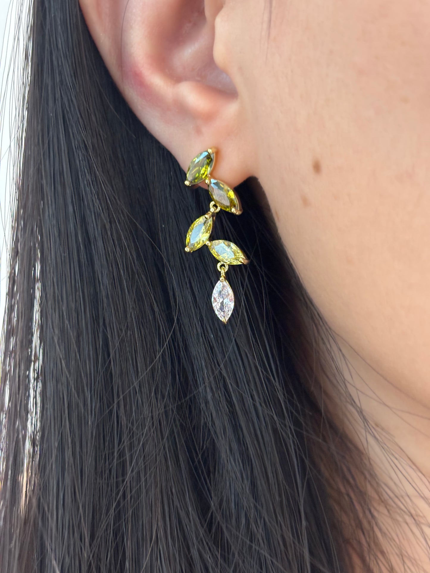 Tighnari Inspired Flower and Leaf Earrings