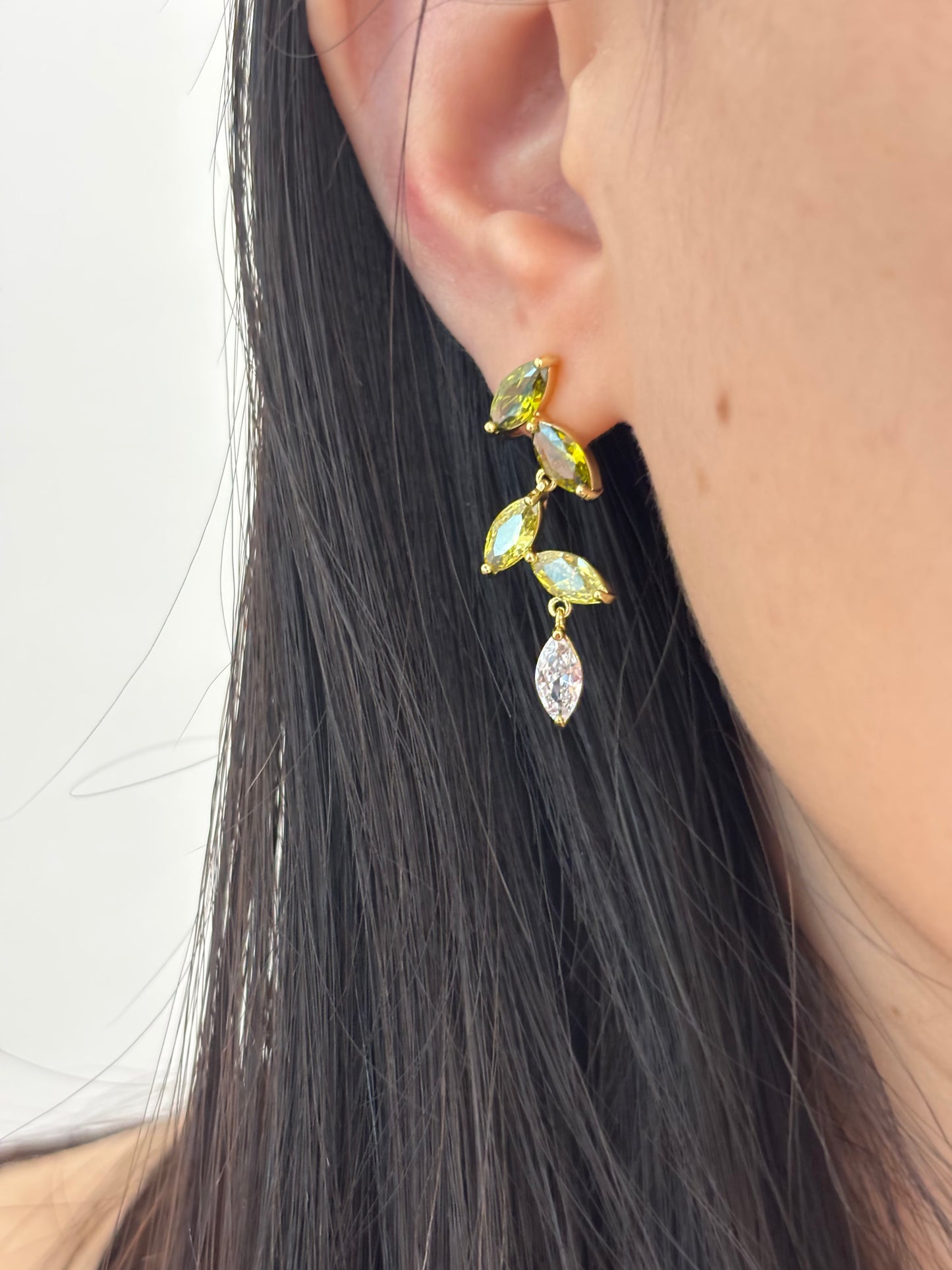 Tighnari Inspired Flower and Leaf Earrings