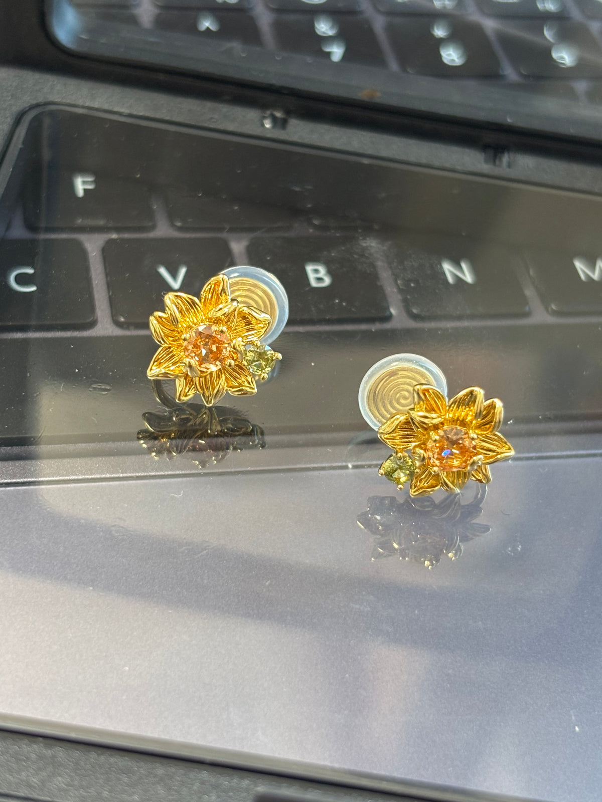 Tighnari Inspired Flower and Leaf Earrings