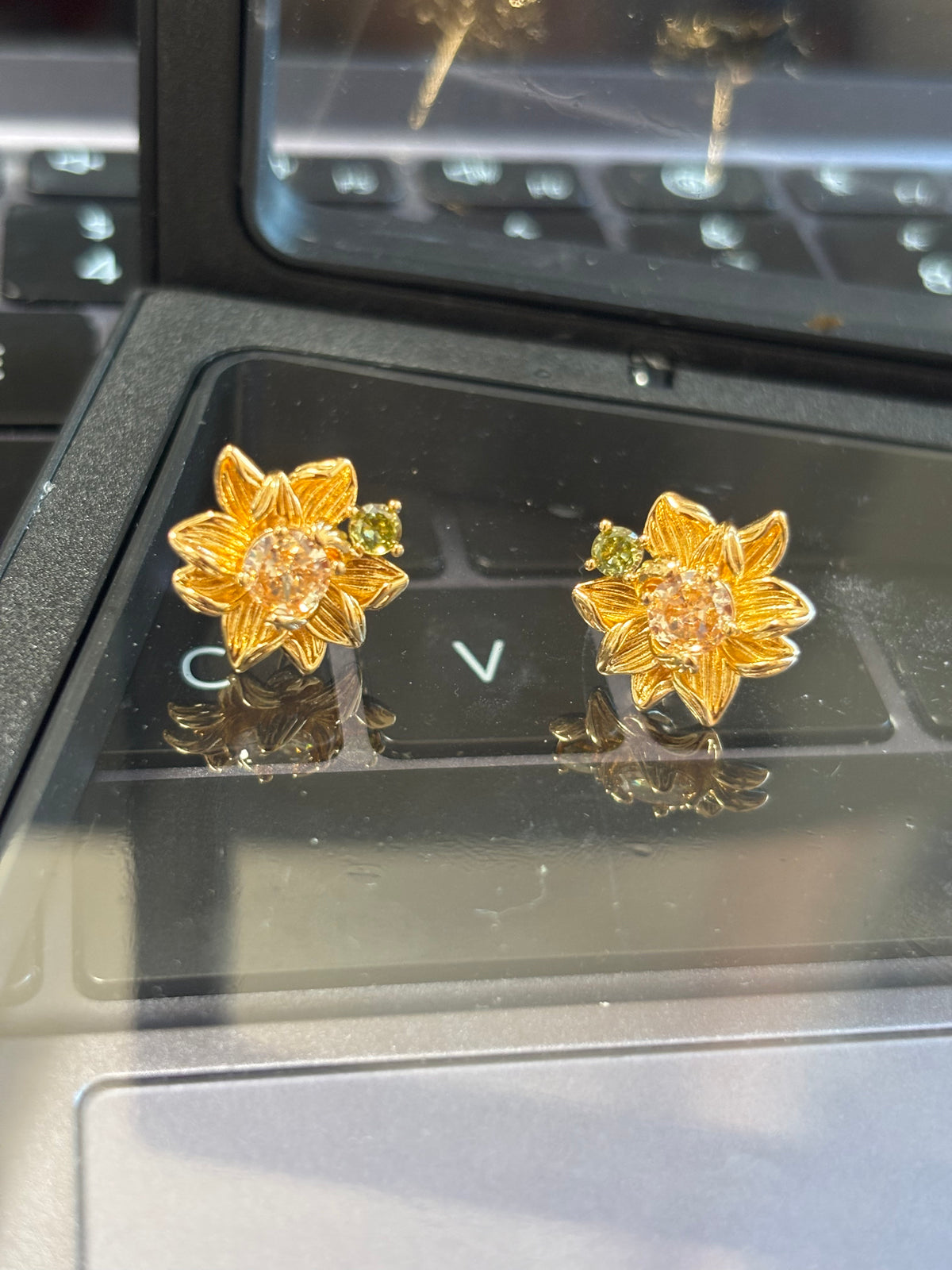 Tighnari Inspired Flower and Leaf Earrings